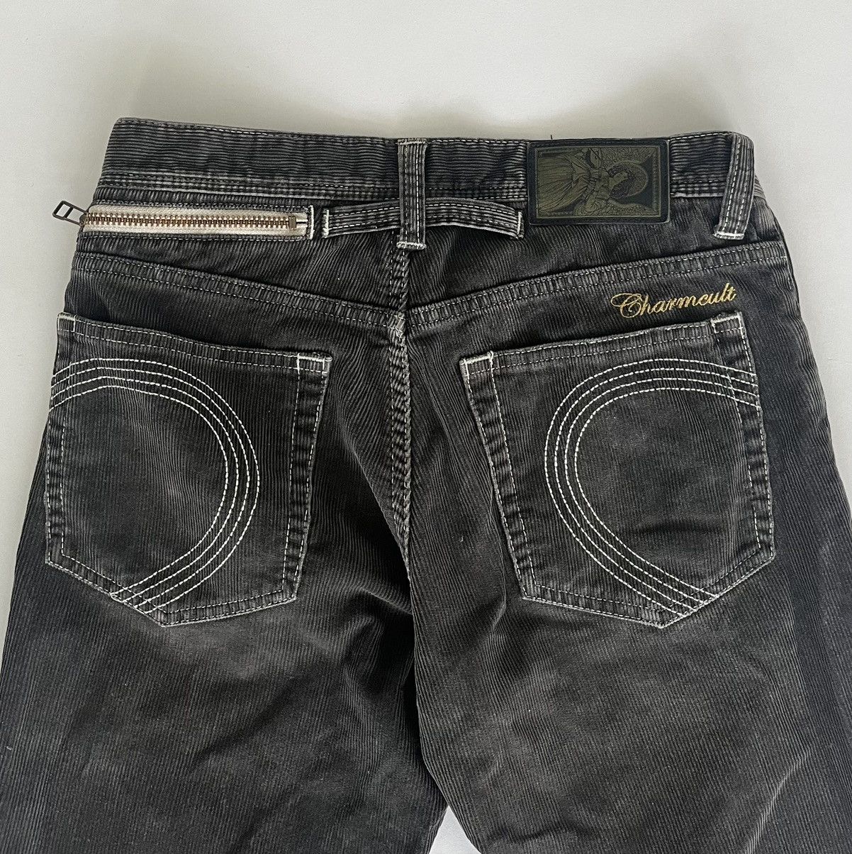 Japanese Brand CharmCult 2000's J-Cut Flared Corduroy Pants Size US 29 - 4 Thumbnail