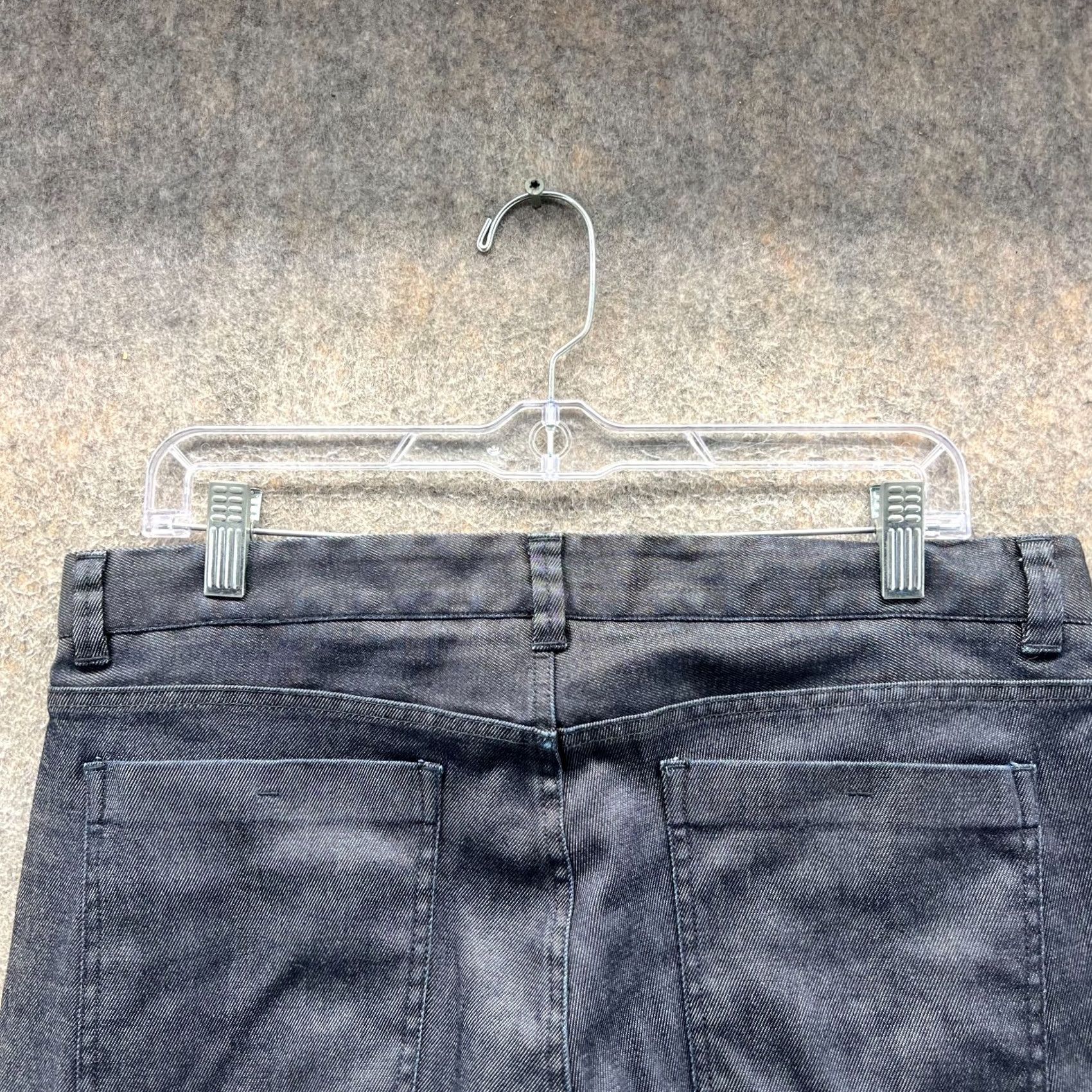 Theory Theory Jeans Men 32 Charcoal Gray Cotton Stretch Slim Fit Straight Dark Wash Size US 32 / EU 48 - 3 Thumbnail