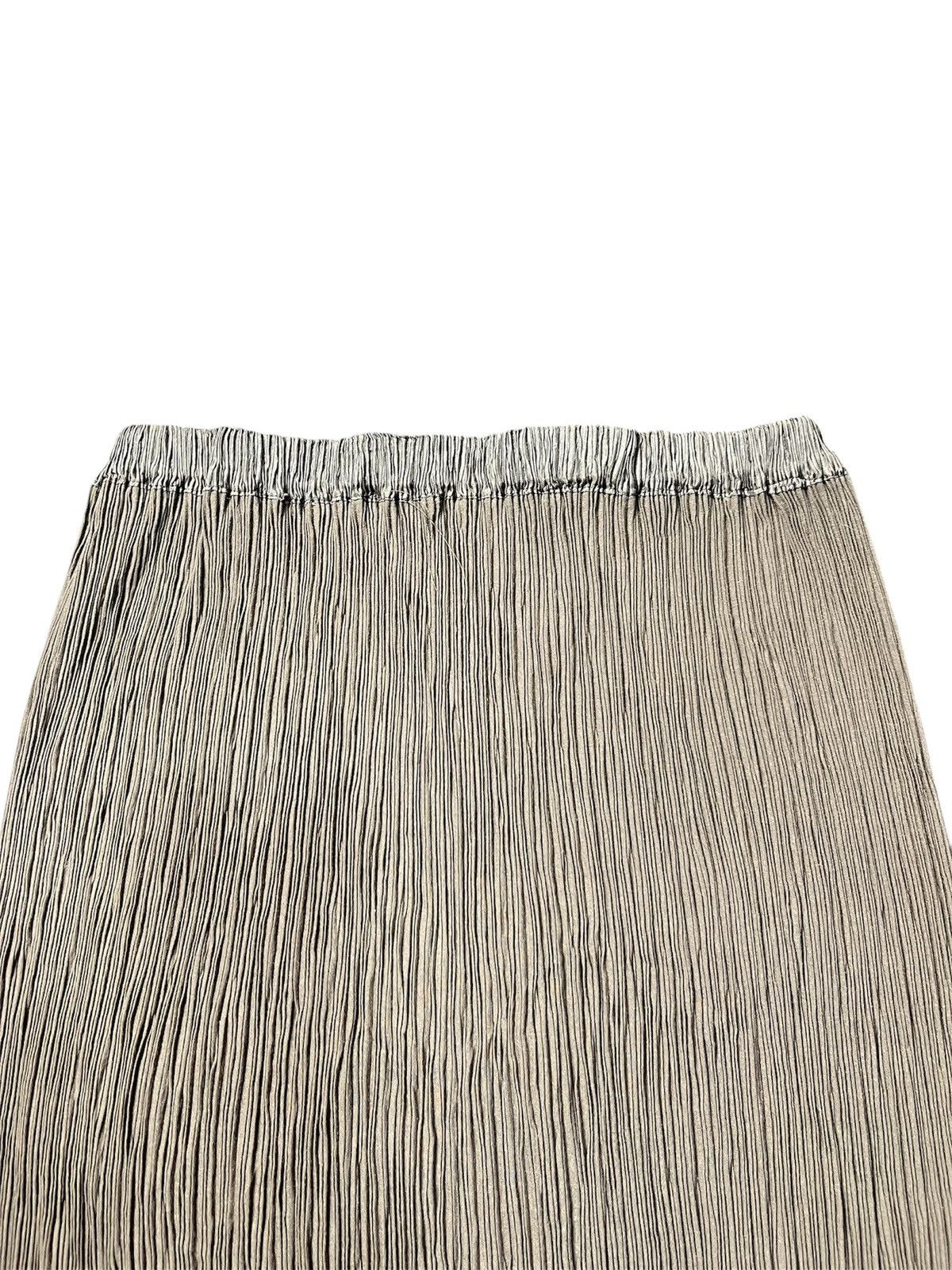 Homme Plisse Issey Miyake × Issey Miyake × Pleats Please Issey Miyake VINTAGE ISSEY MIYAKE PLEATS PLEASE BROWN Size 31" - 5 Thumbnail