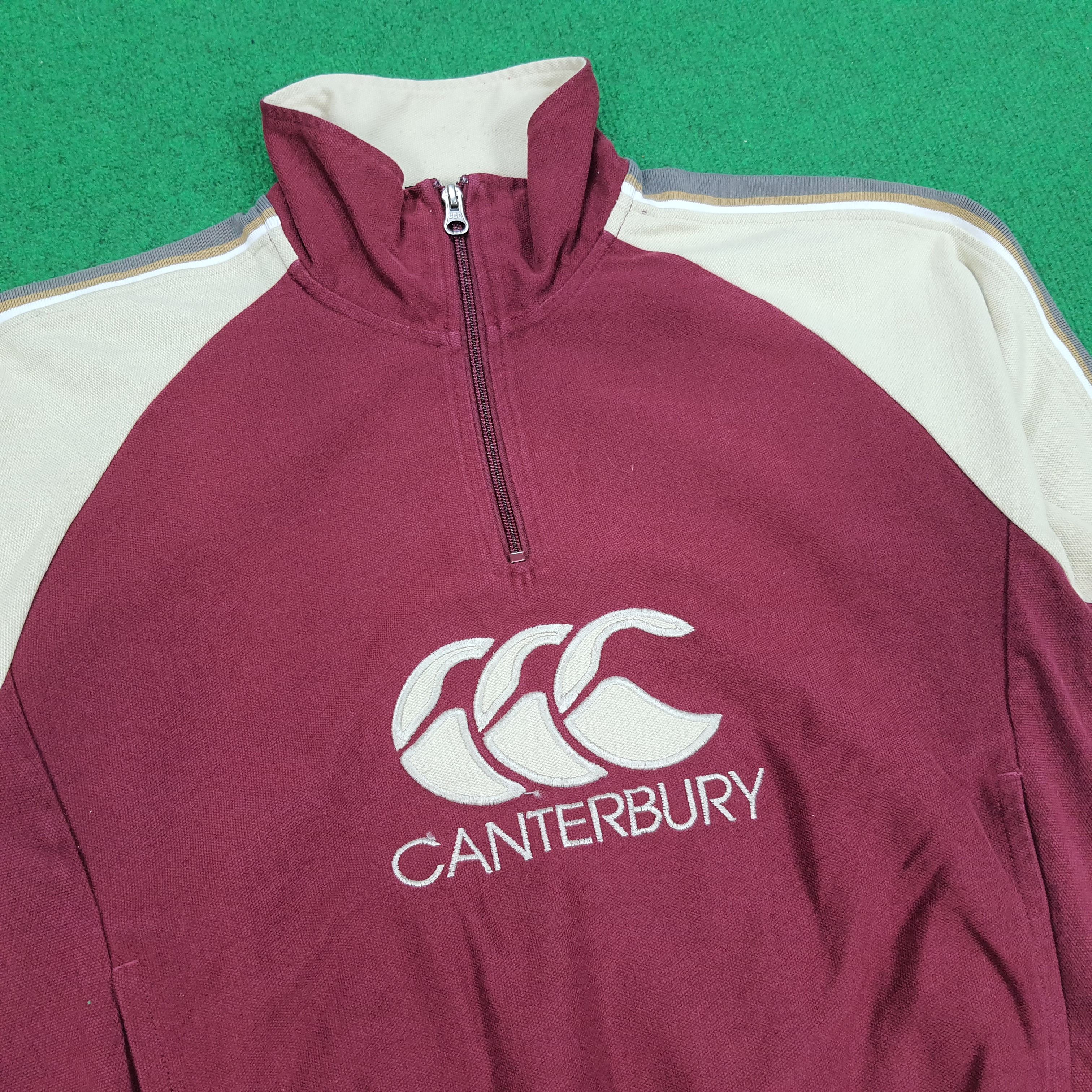 Canterbury of New Zealand × Vintage Vintage Canterbury of New Zealand Raglan Half Zipper Size US M / EU 48-50 / 2 - 2 Thumbnail