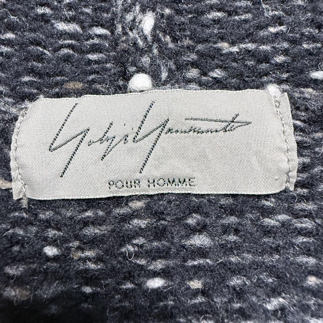 Yohji Yamamoto Yohji Yamamoto Pour Homme 14aw hoodie knit cardigan Size US L / EU 52-54 / 3 - 4 Thumbnail