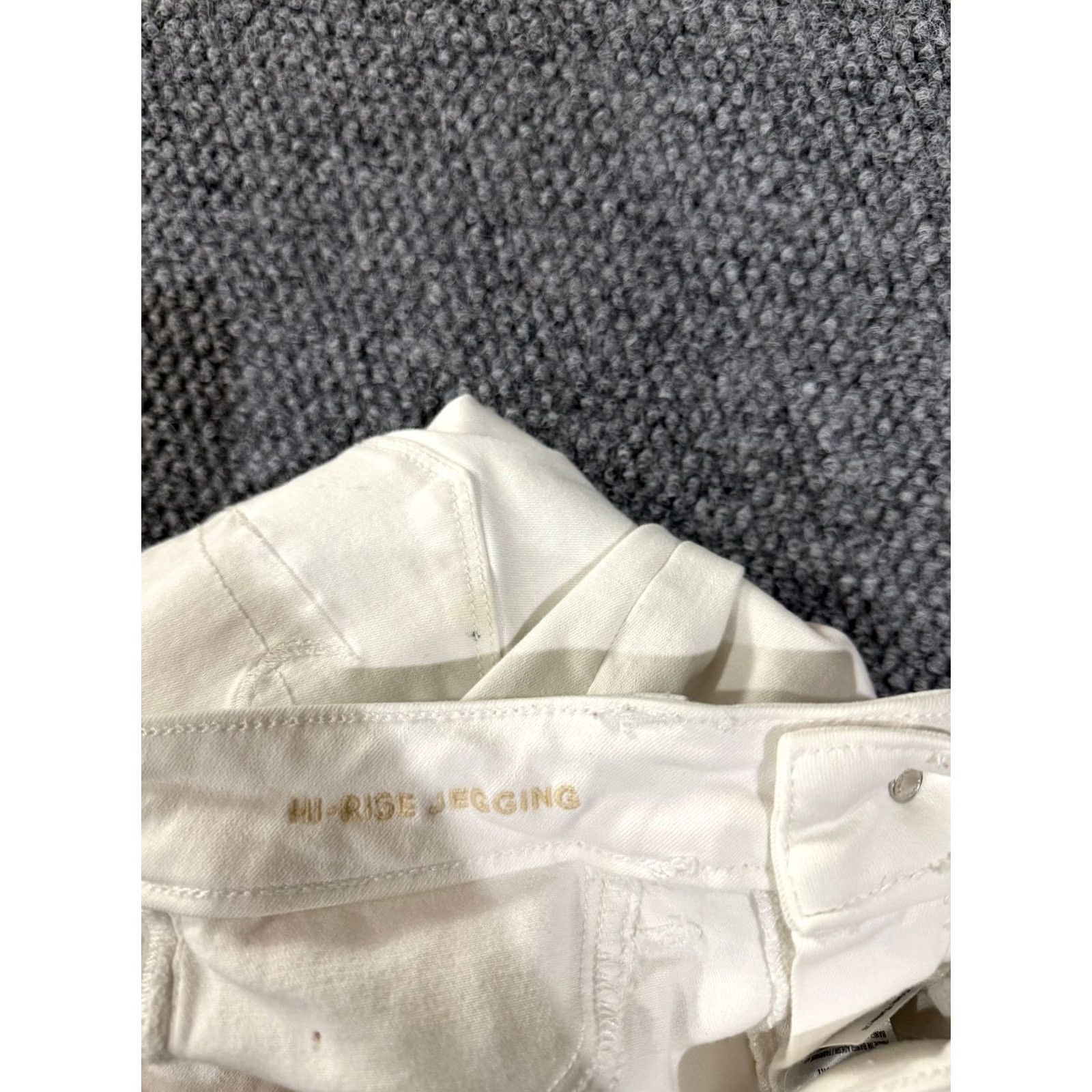 American Eagle Outfitters American Eagle jegging jeans Womens 4 Short White Distressed Stretch Denim Ankle Zip Pockets Slim 5-Pocket Size 27" / US 4 / IT 40 - 7 Thumbnail