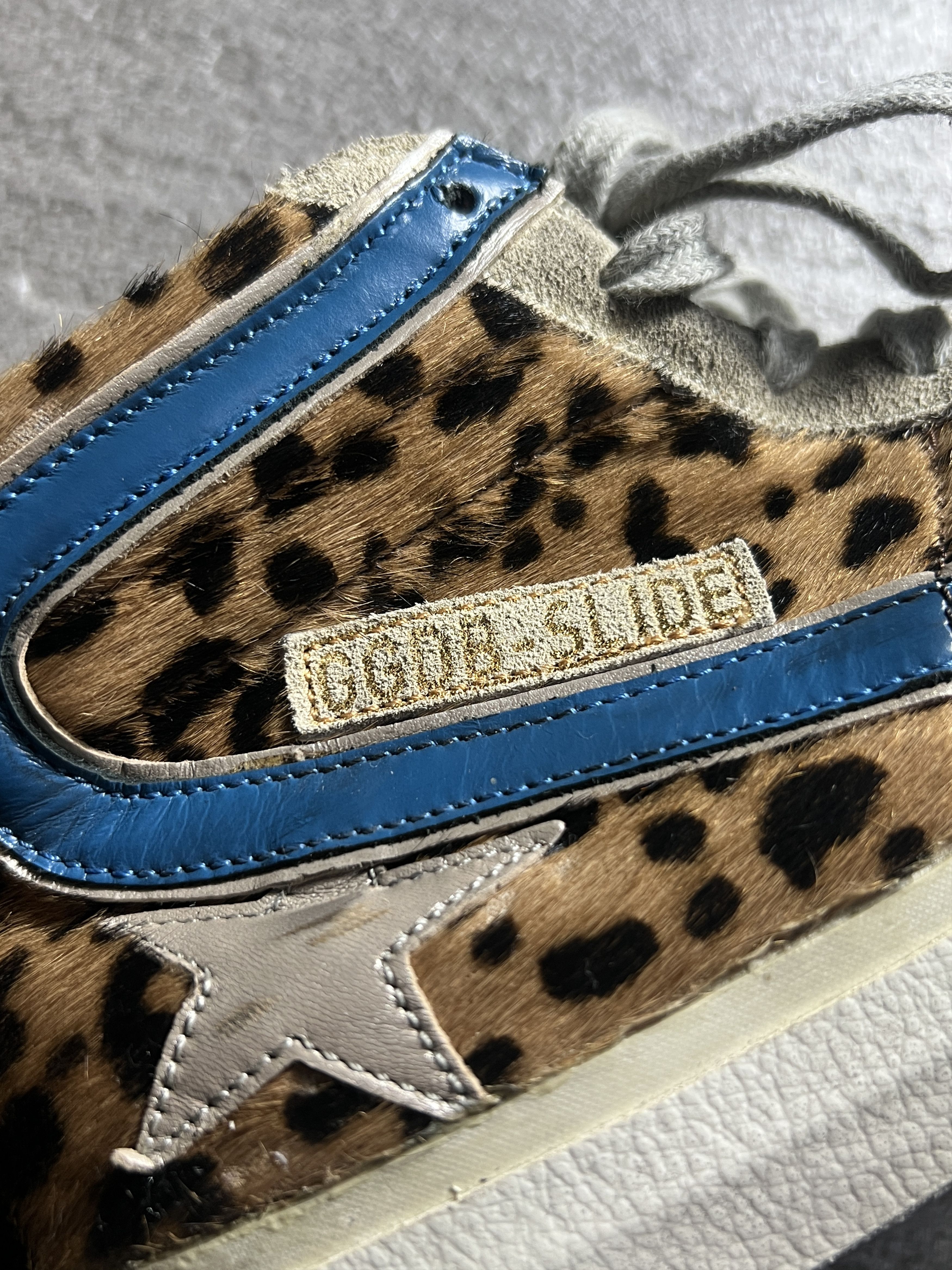 Golden Goose Golden Goose Slide Leopard Pony Hair Zip Sneaker 40 Size US 7 / EU 40 - 5 Thumbnail