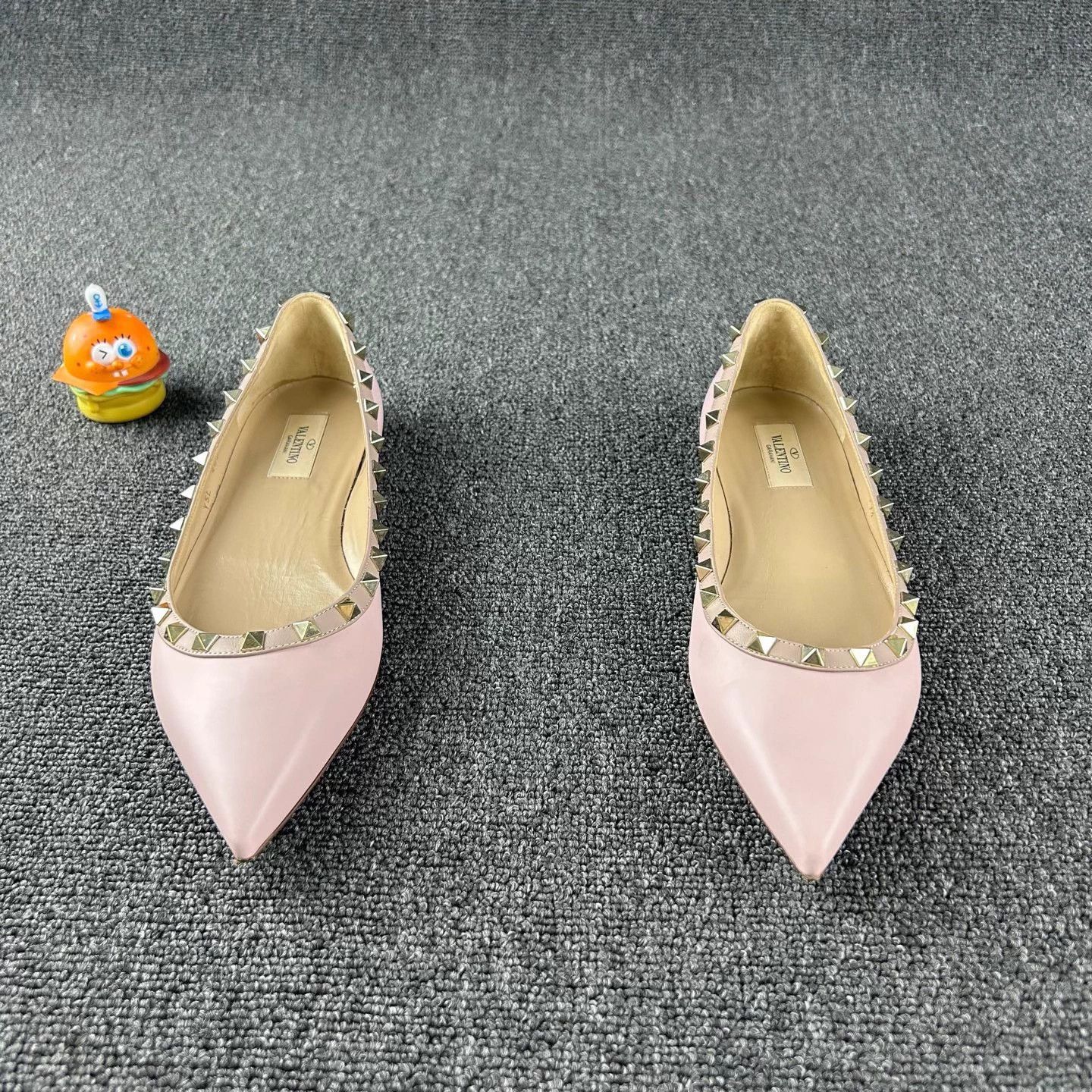 Valentino Valentino Pink Flat with Studs EUR 39.5 Size US 8.5 / IT 38.5 - 2 Thumbnail