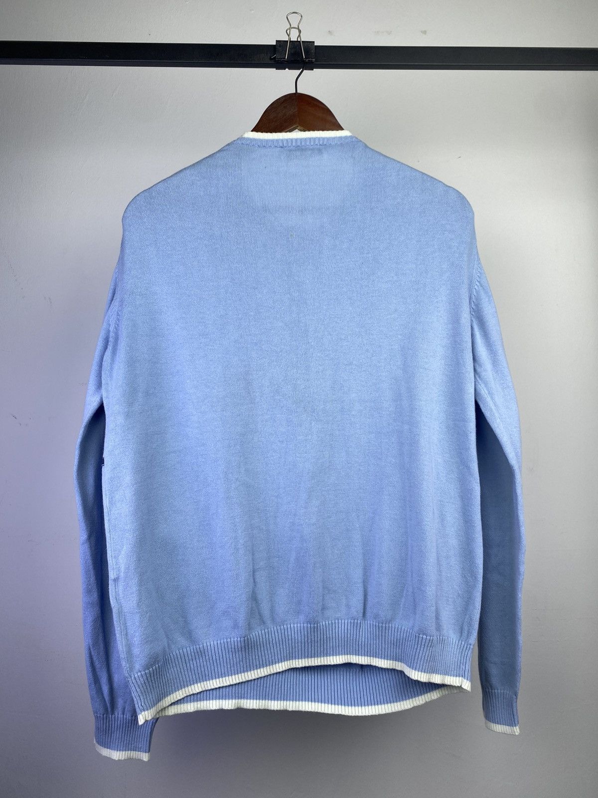 Yves Saint Laurent Yves Saint Laurent 00s Y2K Big Logo Knit Sweater Size US M / EU 48-50 / 2 - 2 Thumbnail