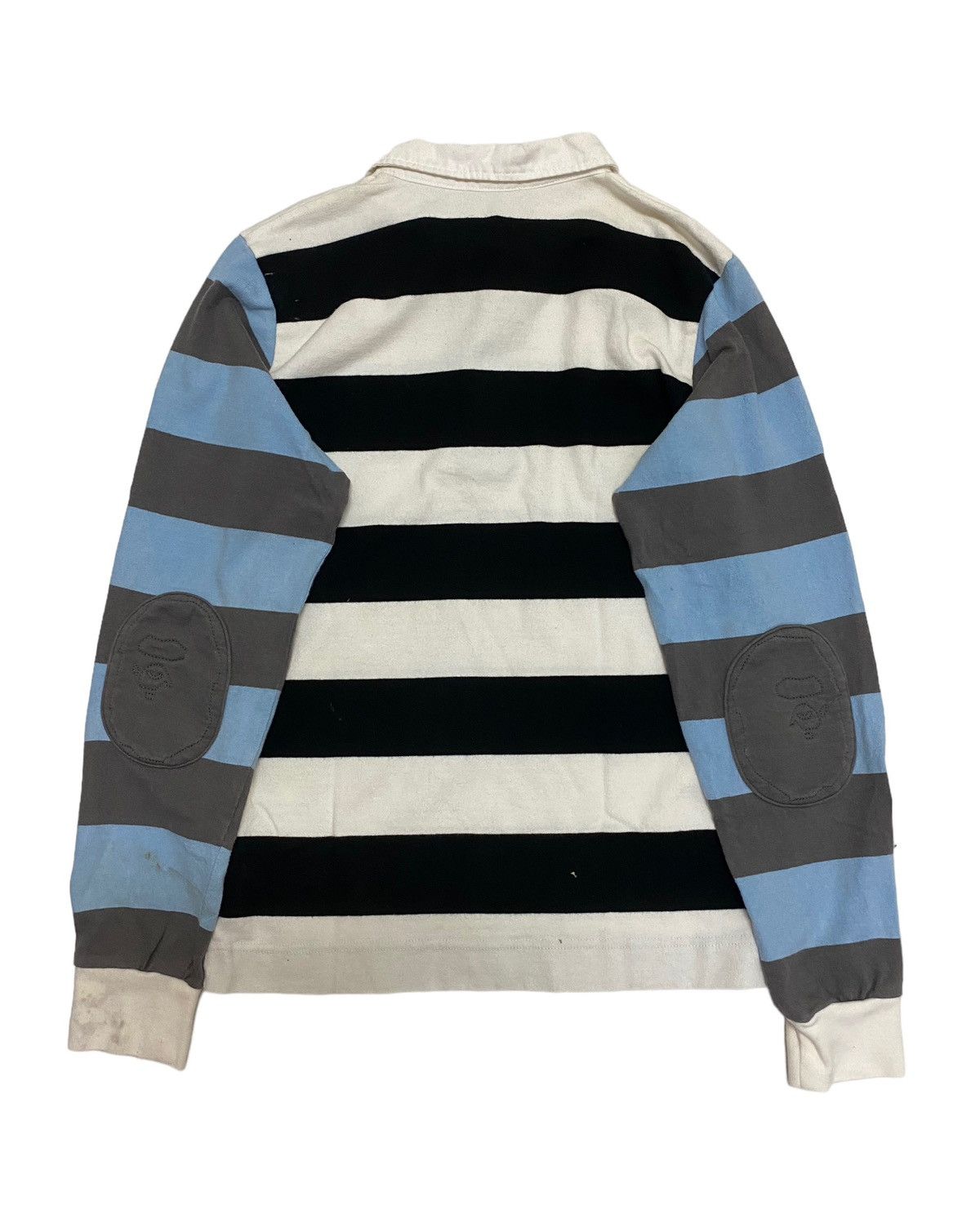 Bape Apee by A Bathing Ape Striped Rugby Shirt Size XS / US 0-2 / IT 36-38 - 4 Thumbnail
