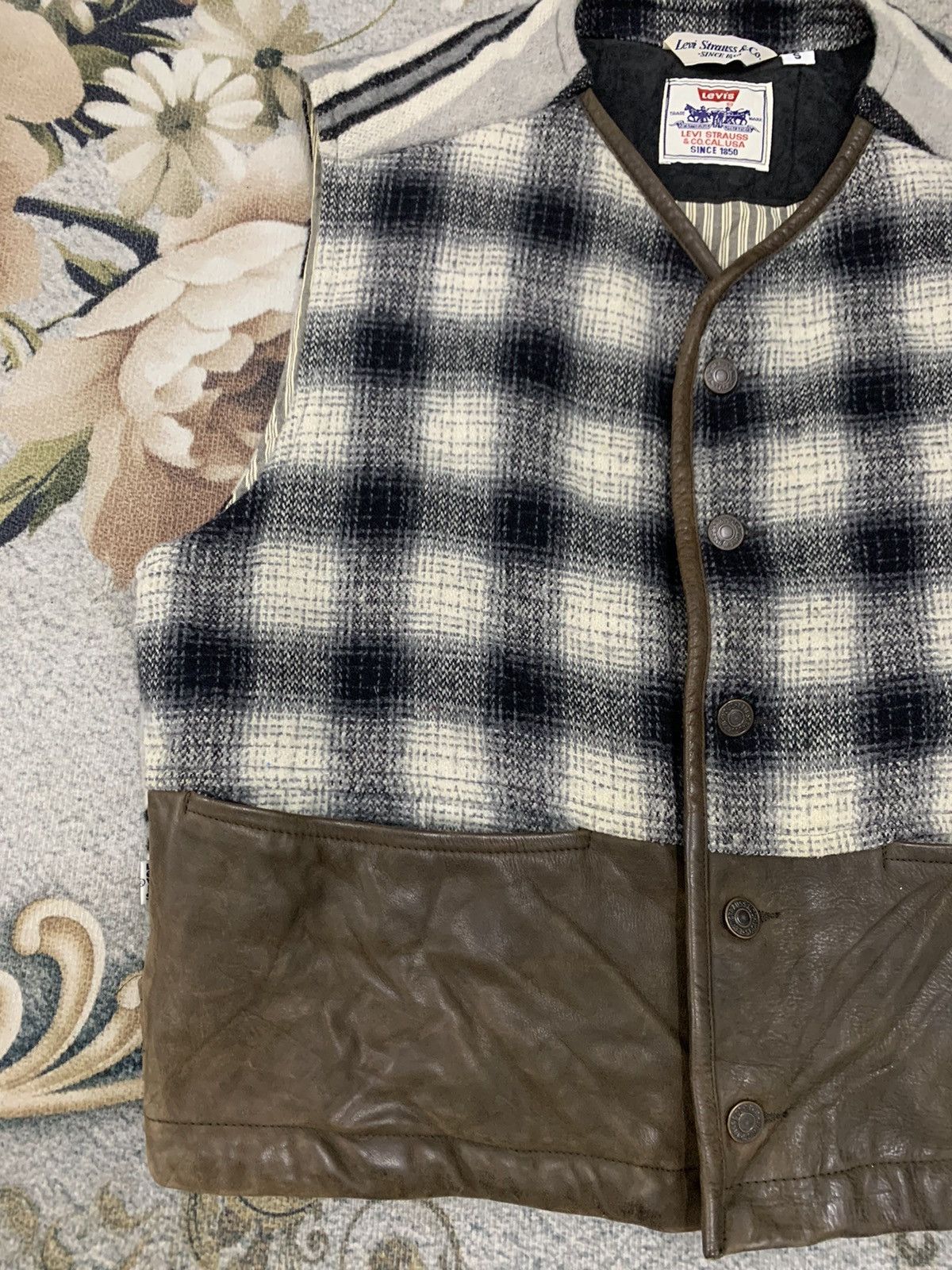 Levi's Levis Buttons Vest Made in Italy Size US S / EU 44-46 / 1 - 3 Thumbnail