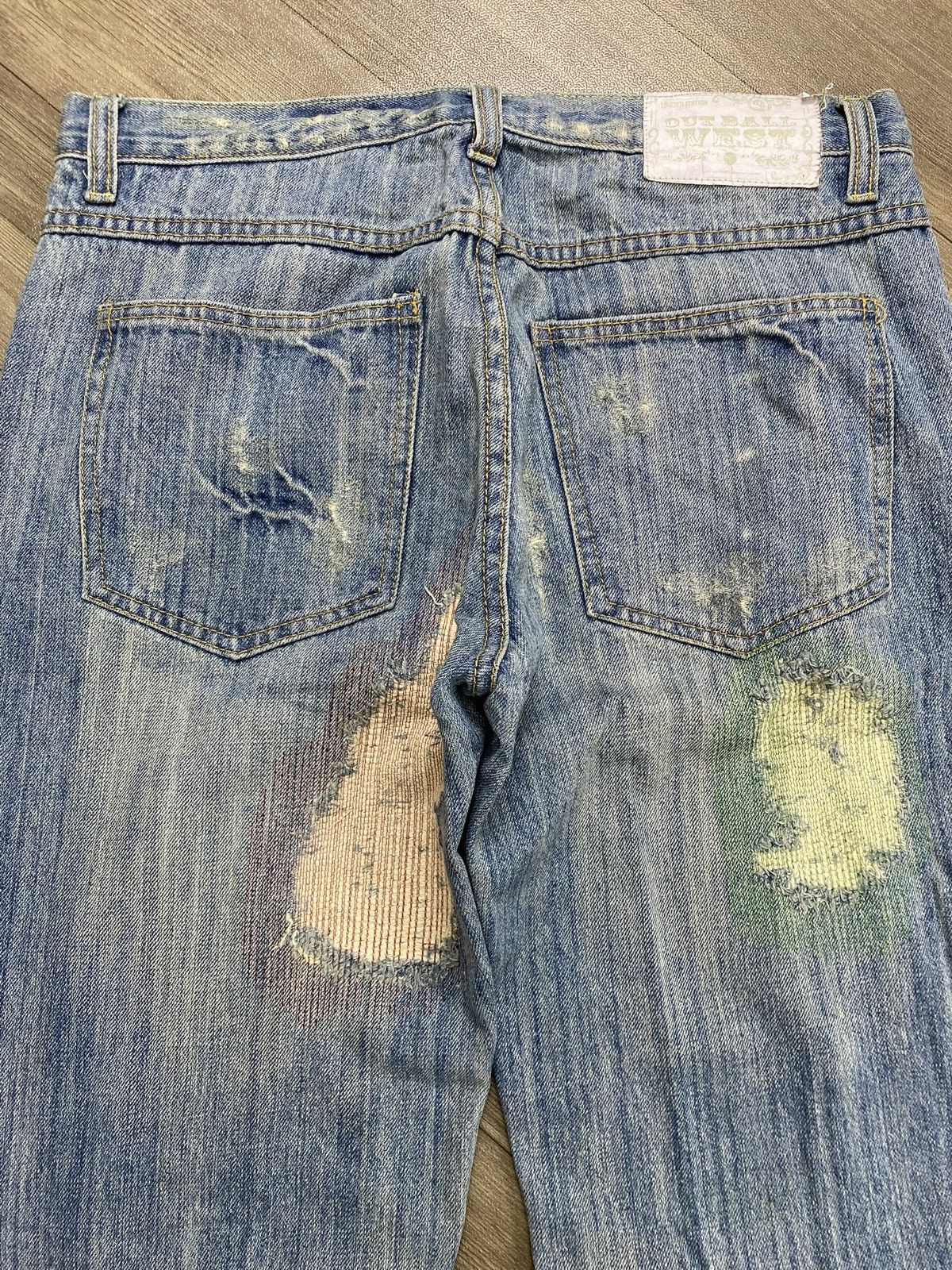 If Six Was Nine 2000s OutBall West Sasikho Distressed Jeans Balenciaga Style Size US 30 / EU 46 - 15 Thumbnail