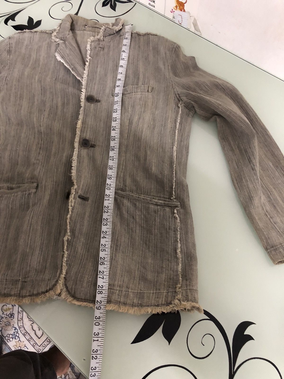 If Six Was Nine Like Kapital❗️Create Barefoot Distressed Woven Indigo Jacket Size US M / EU 48-50 / 2 - 15 Thumbnail