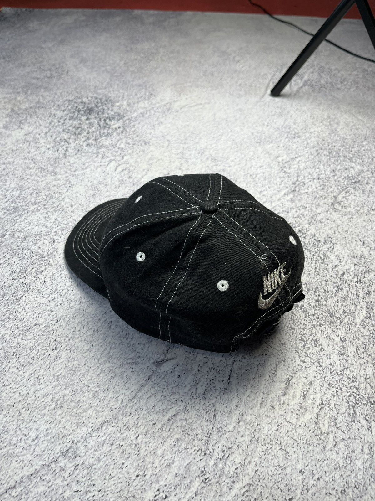Nike Vintage Nike Cap Hat Small Logo Swoosh One Size Size ONE SIZE - 6 Thumbnail