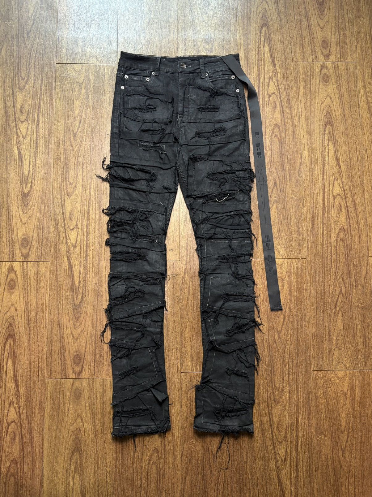 Rick Owens Rick owens waxed thrashed tyrone cut | Grailed