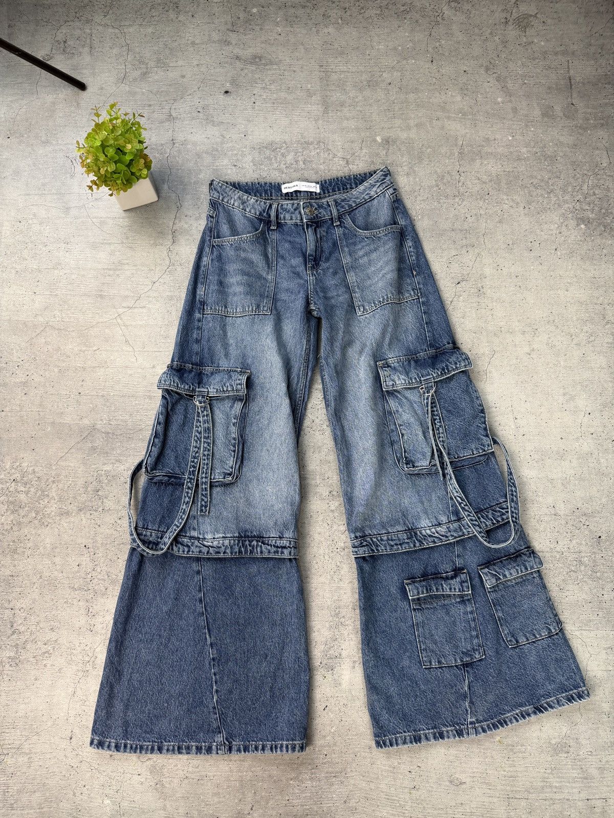Hysteric Glamour CRAZY FADE FLARED VINTAGE Y2K Jeans if six was nine style Size US 29 - 1 Thumbnail