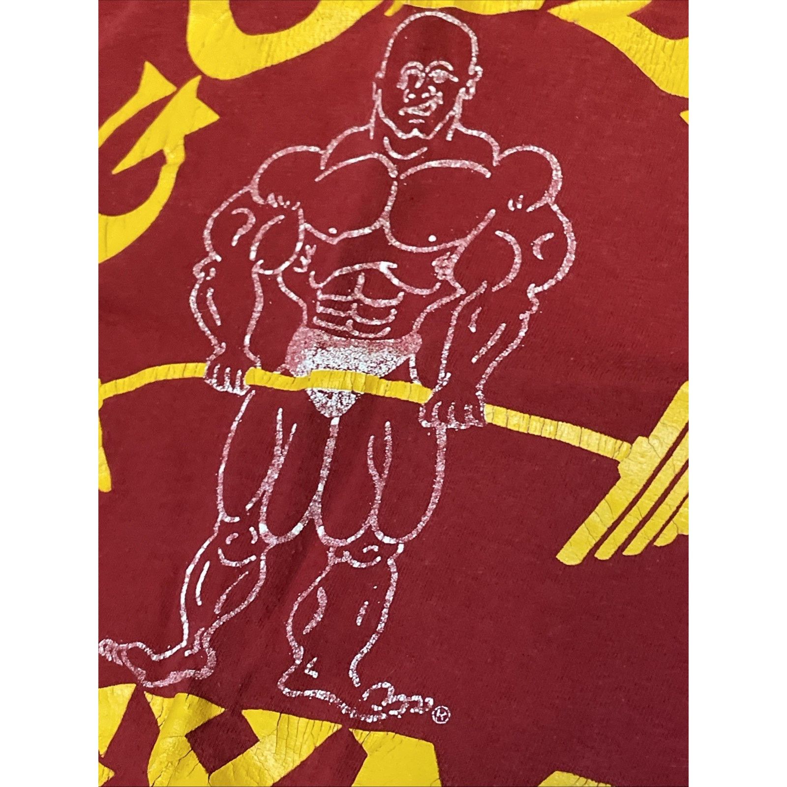 Other 80’s Gold's Gym Single Stitch Muscle Tank Top Small Red Rare Size US S / EU 44-46 / 1 - 8 Thumbnail