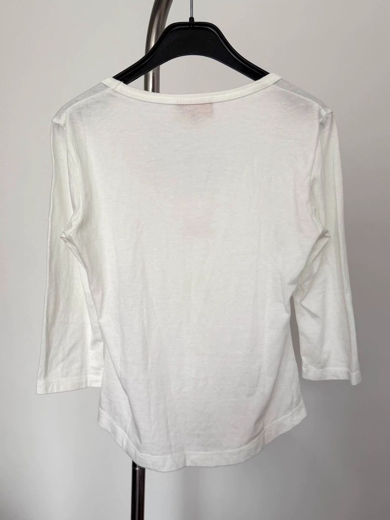 Vivienne Westwood Vivienne Westwood Embroidered low neck U top T-shirt with Size S / US 4 / IT 40 - 2 Thumbnail