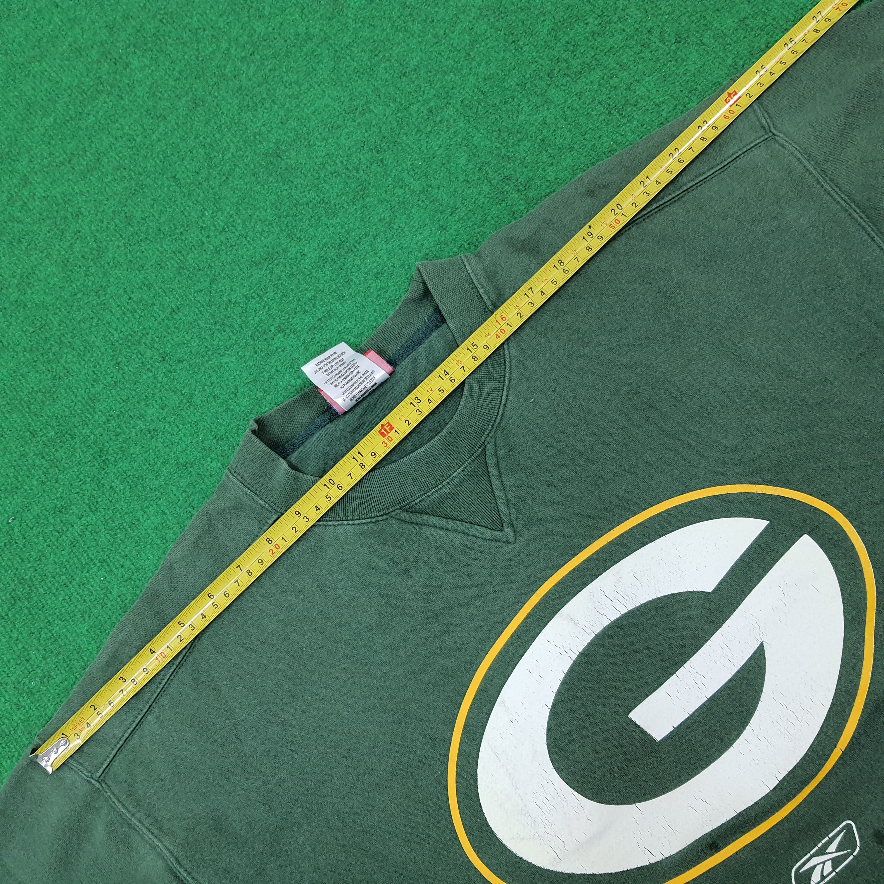 NFL × Reebok × Vintage Vintage Reebok Green Bay Packers NFL Sports Sweatshirt Size US XXL / EU 58 / 5 - 8 Thumbnail