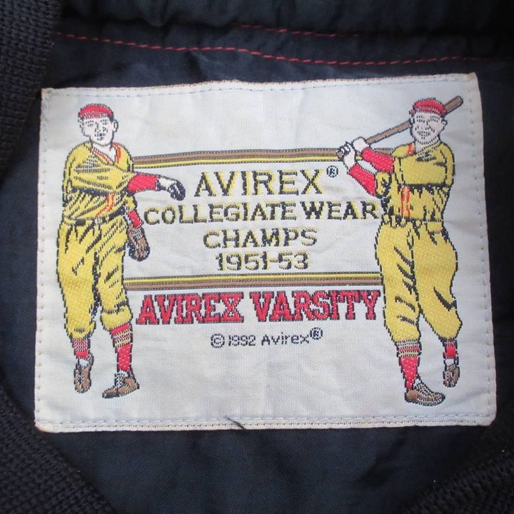 Avirex Avirex Varsity Terracotta Military army Jacket Vintage Size US L / EU 52-54 / 3 - 5 Thumbnail