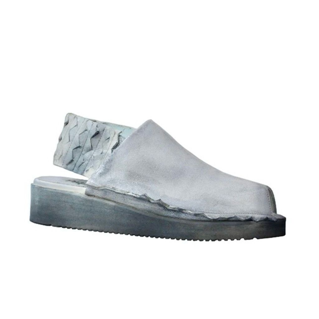 Other NEW Papucei Holdin’ On Ice Blue Leather Sling Back Size 39 Size US 9 / IT 39 - 2 Thumbnail