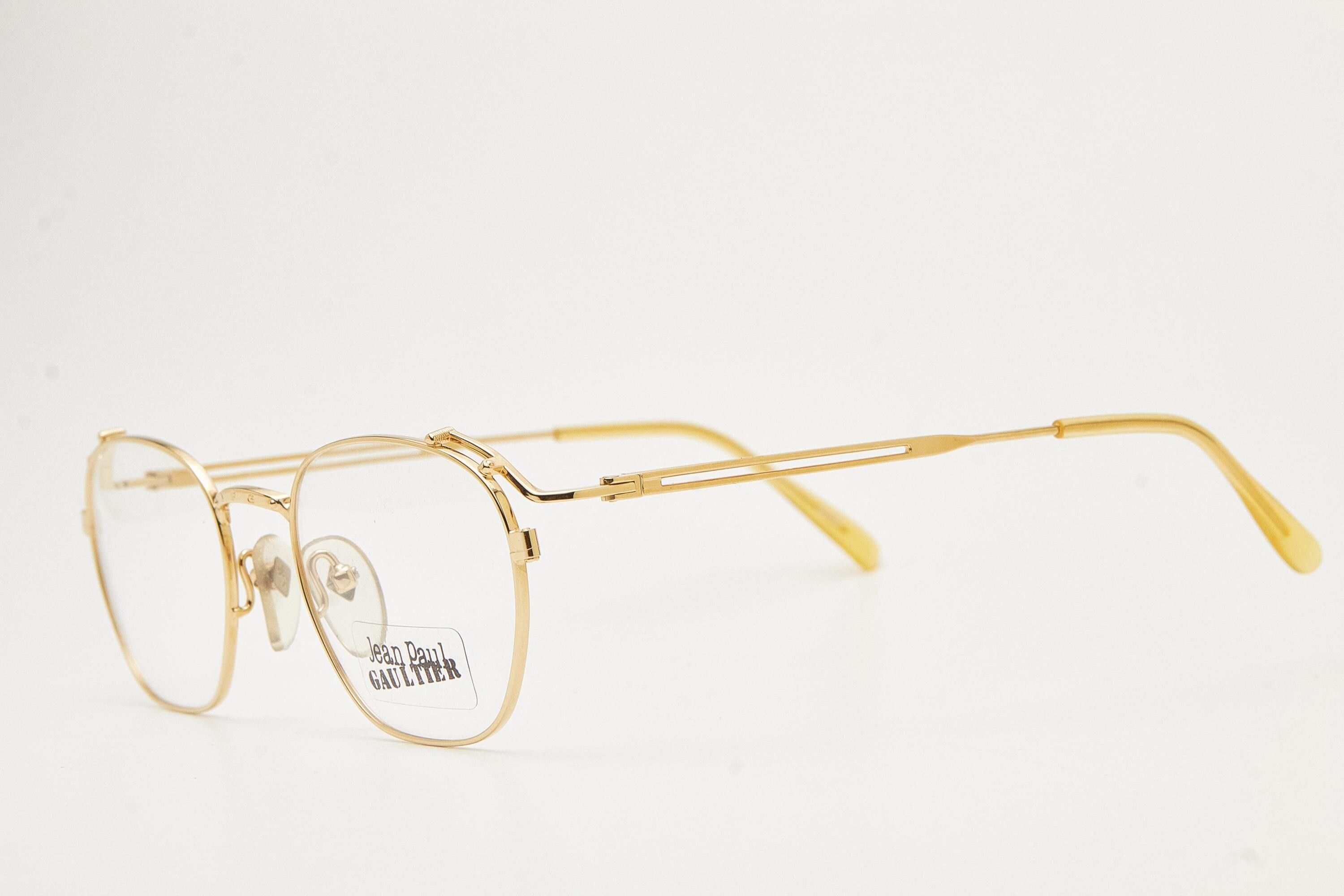 Jean Paul Gaultier Jean Paul Gaultier 55-3173 Gold Plated Oval Eyeglasses Size ONE SIZE - 13 Thumbnail