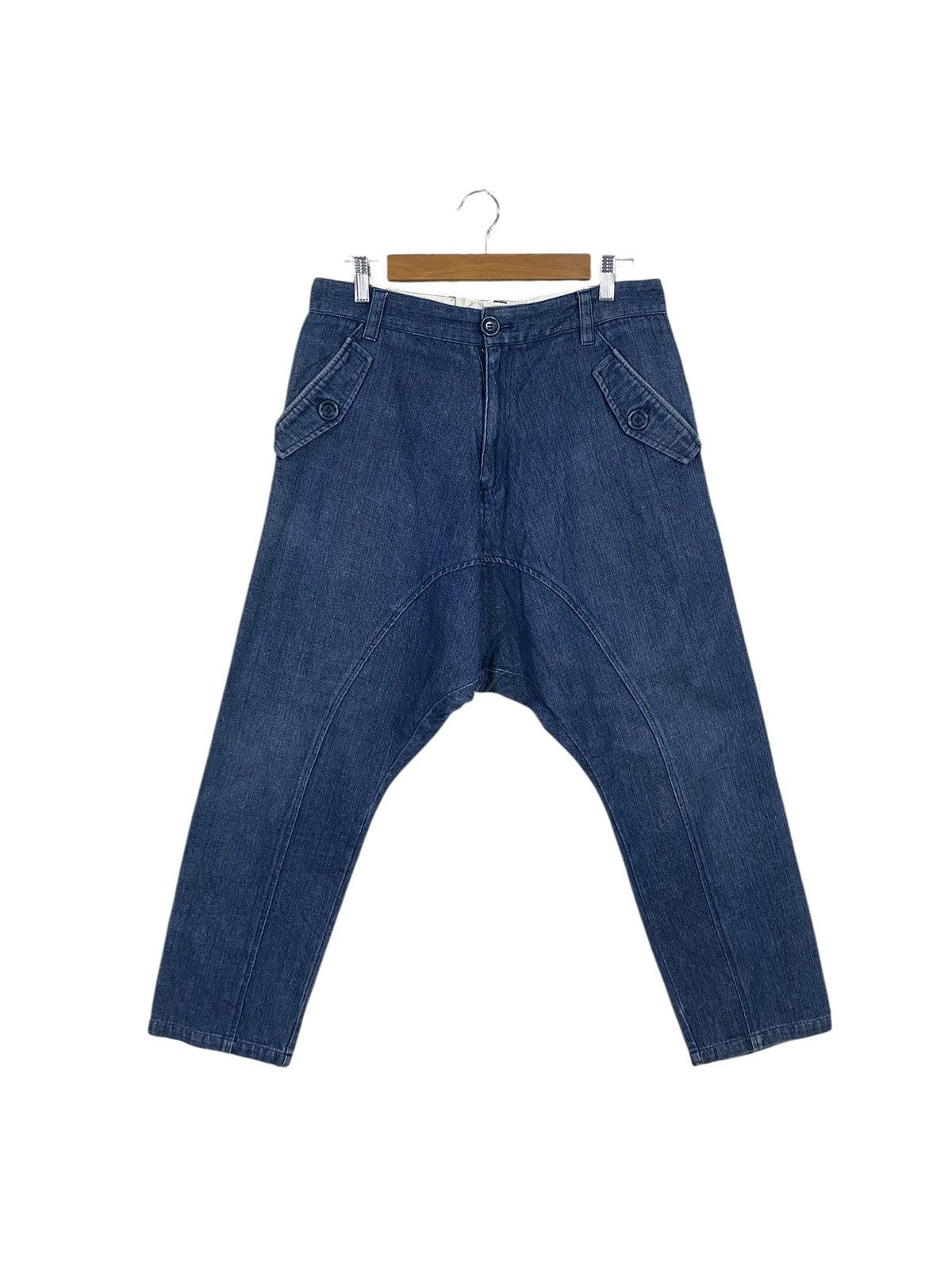 Japanese Brand Rovtski japan high front ballon style denim Size US 31 - 2 Thumbnail