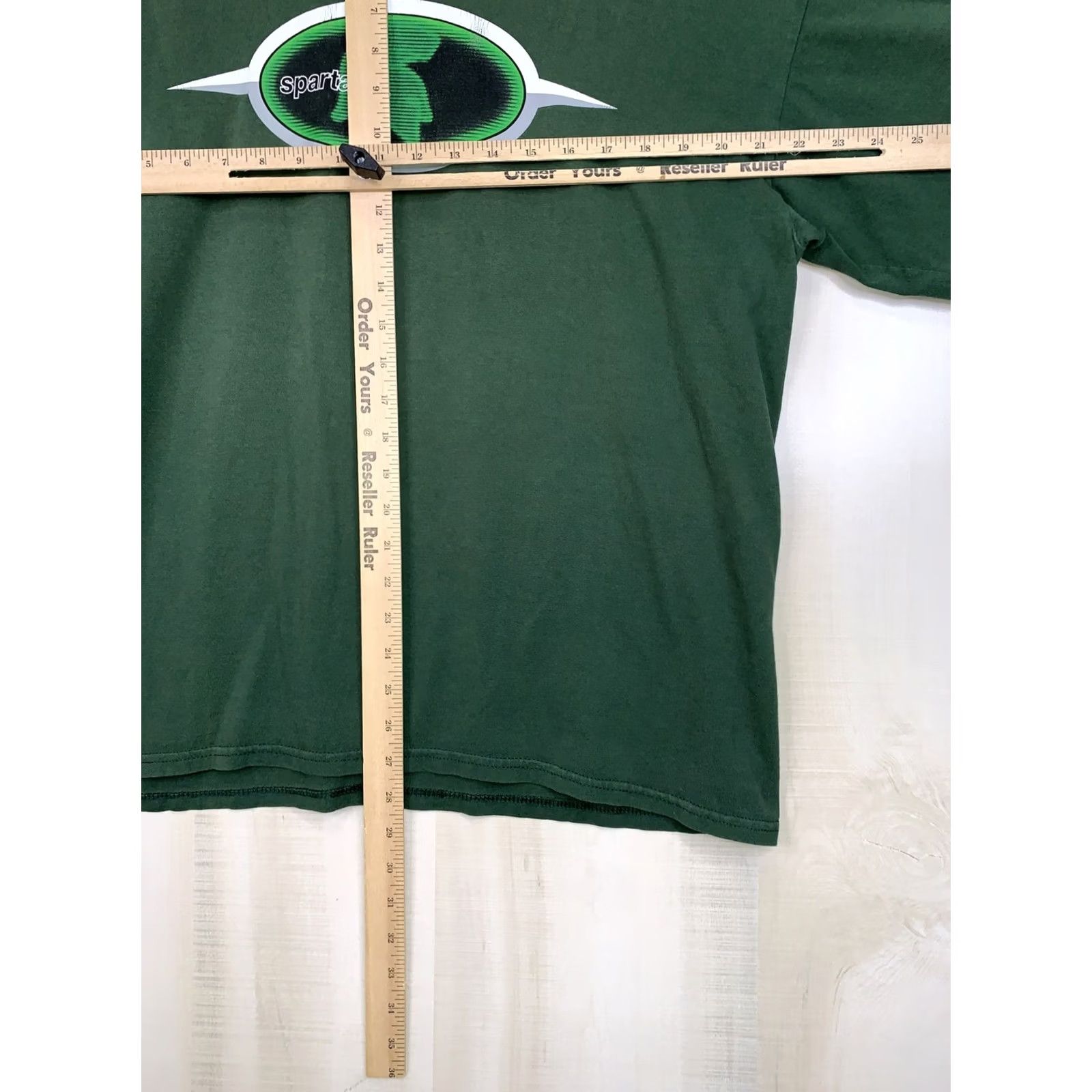Vintage VINTAGE Michigan State Spartans T-Shirt Unisex Adults L Green 90s Graphic Sof Tee Size US L / EU 52-54 / 3 - 7 Thumbnail
