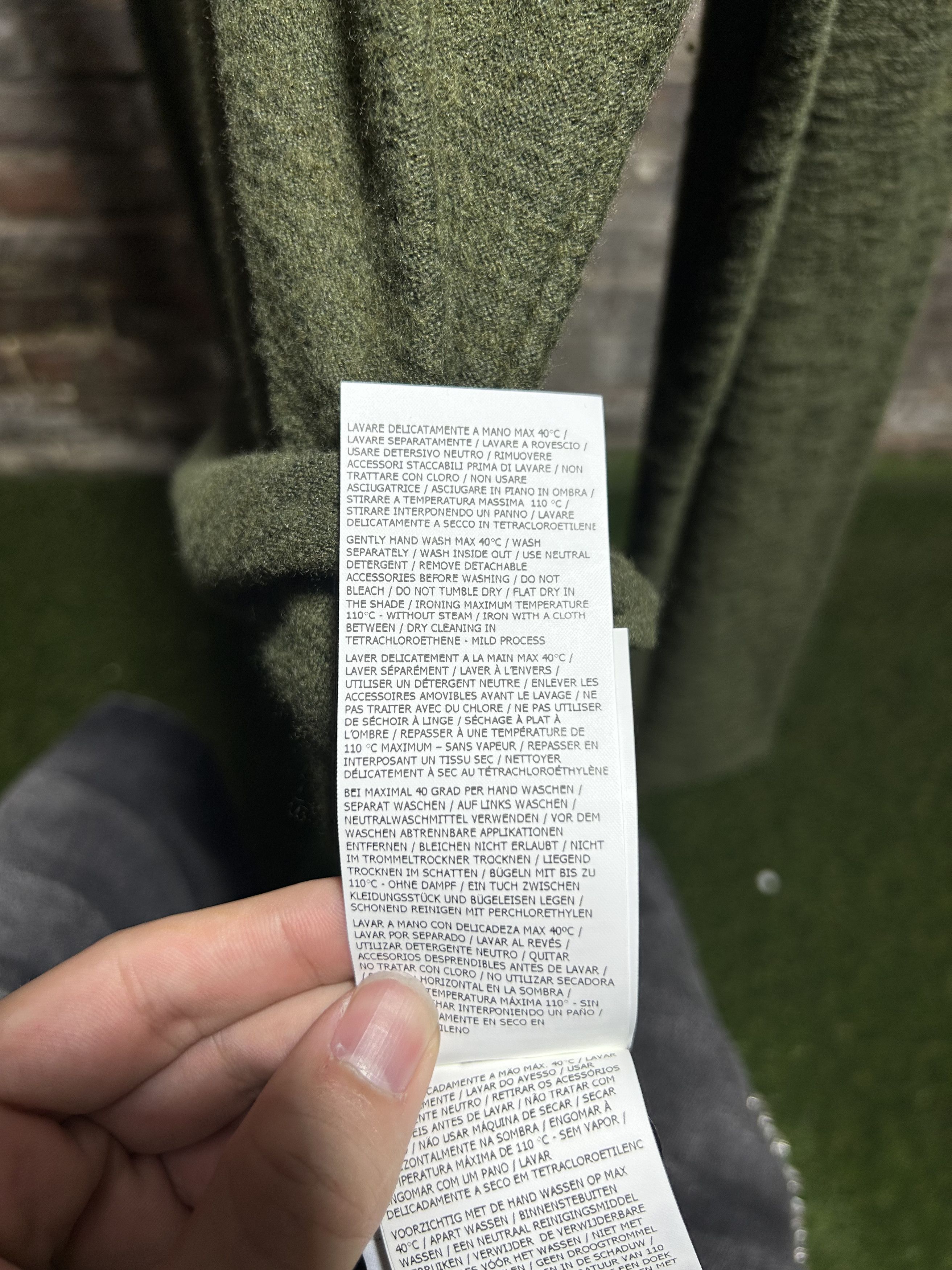 Stone Island Stone Island Wool Quarter Button Up Size US S / EU 44-46 / 1 - 7 Thumbnail