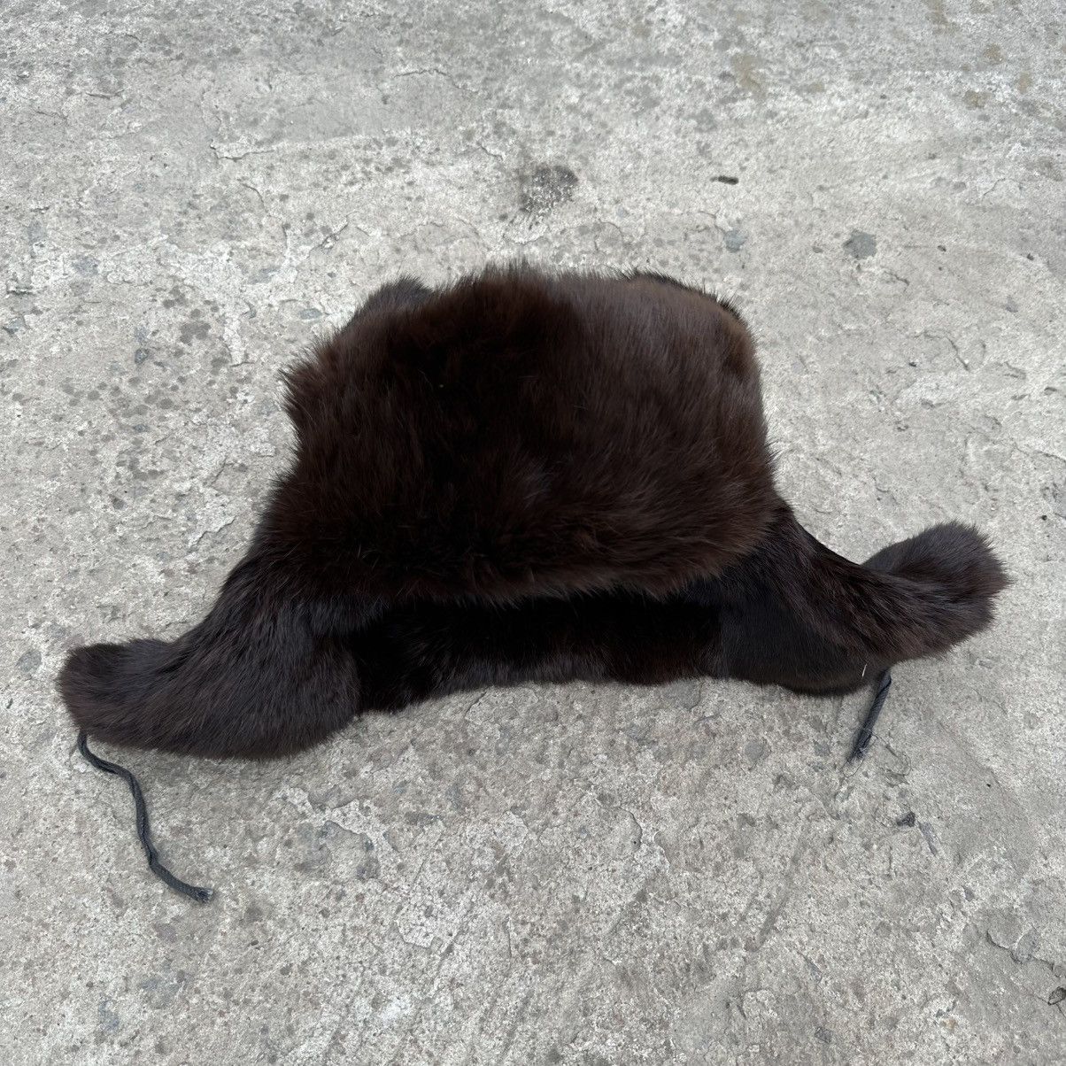Other Vintage Japanese Style USSR Hat Shapka Ushanka Fur Cap Size ONE SIZE - 8 Thumbnail