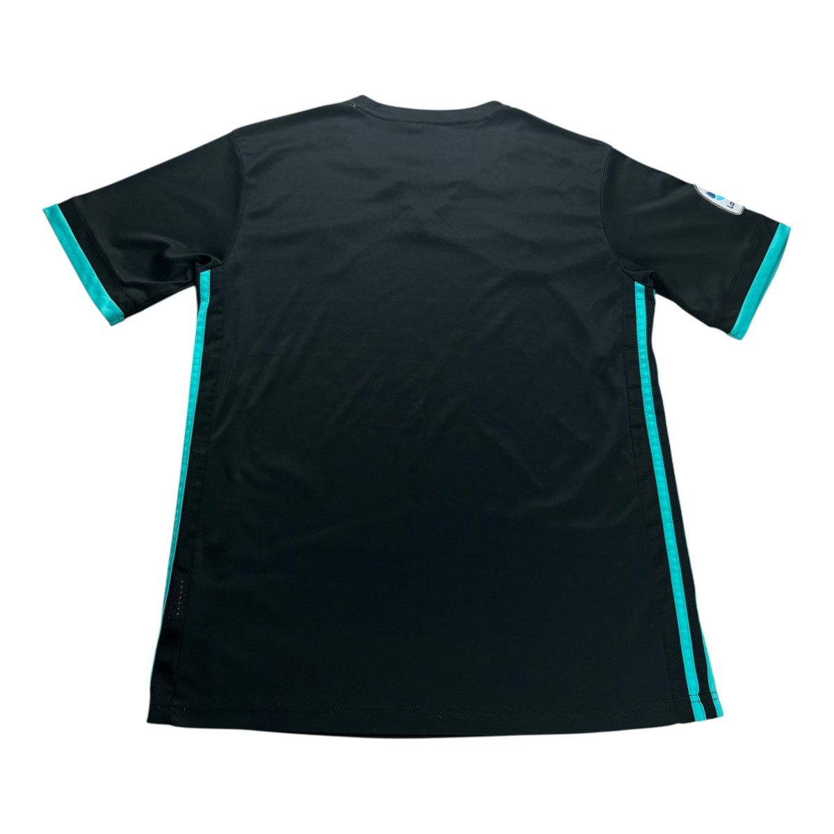 Adidas Adidas Real Madrid FIFA World Cup Soccer Black Away Jersey Size US S / EU 44-46 / 1 - 2 Thumbnail
