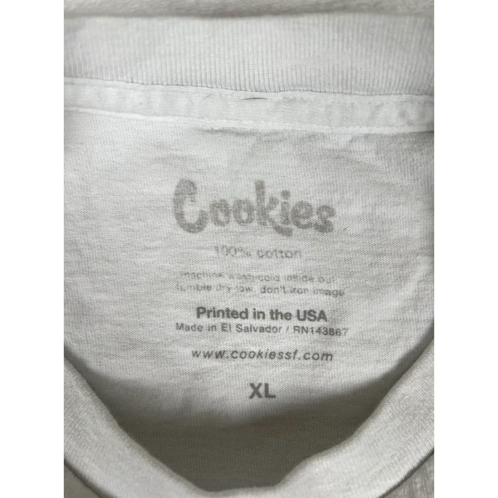Spell Cookies x OTX Boyz Oh Geesy T-Shirt XL White Logo 90s Outdoor California Men Shirt Size US XL / EU 56 / 4 - 7 Thumbnail