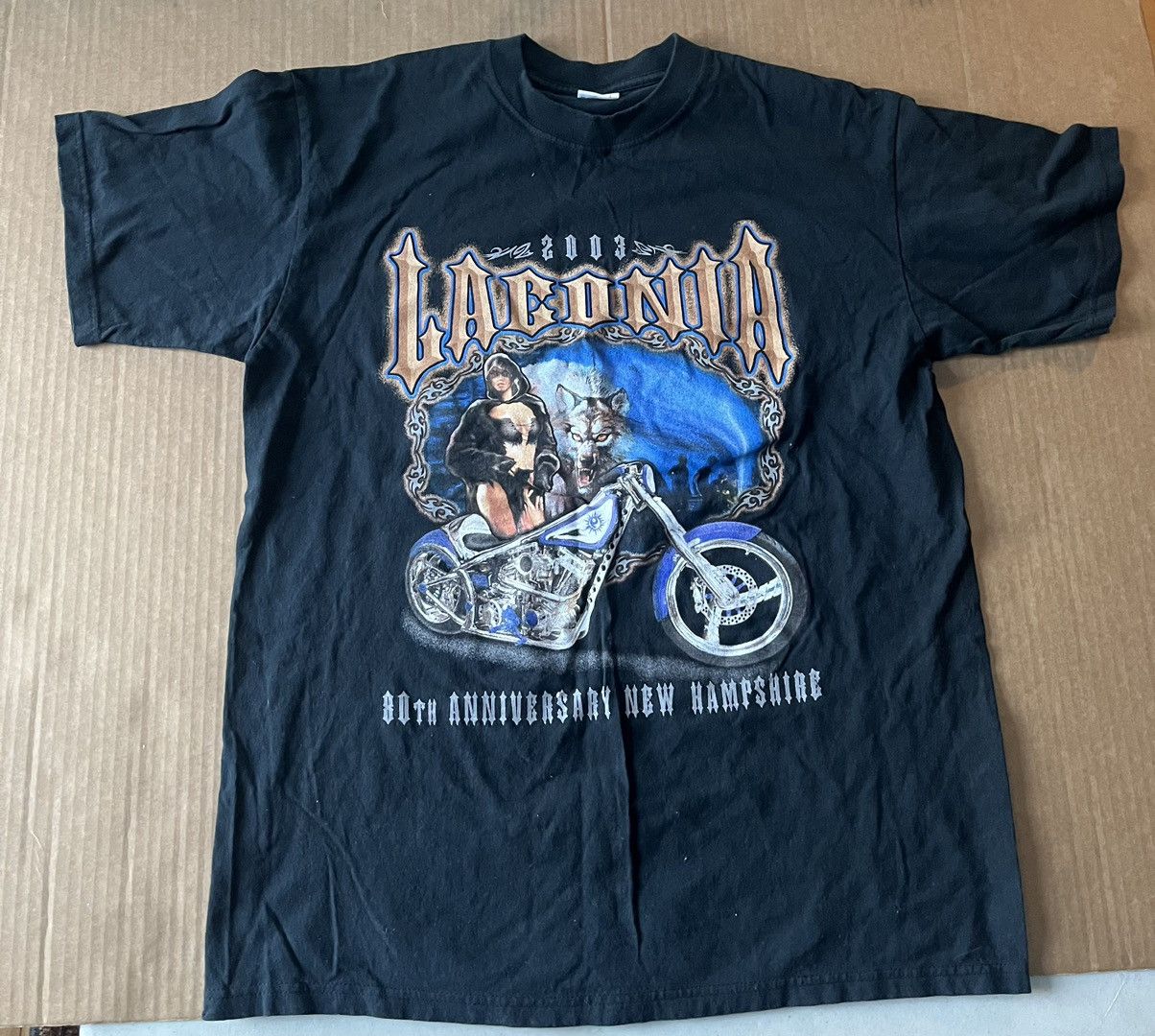 Vintage 2003 Laconia Bike Week Shirt Size US L / EU 52-54 / 3 - 1 Thumbnail