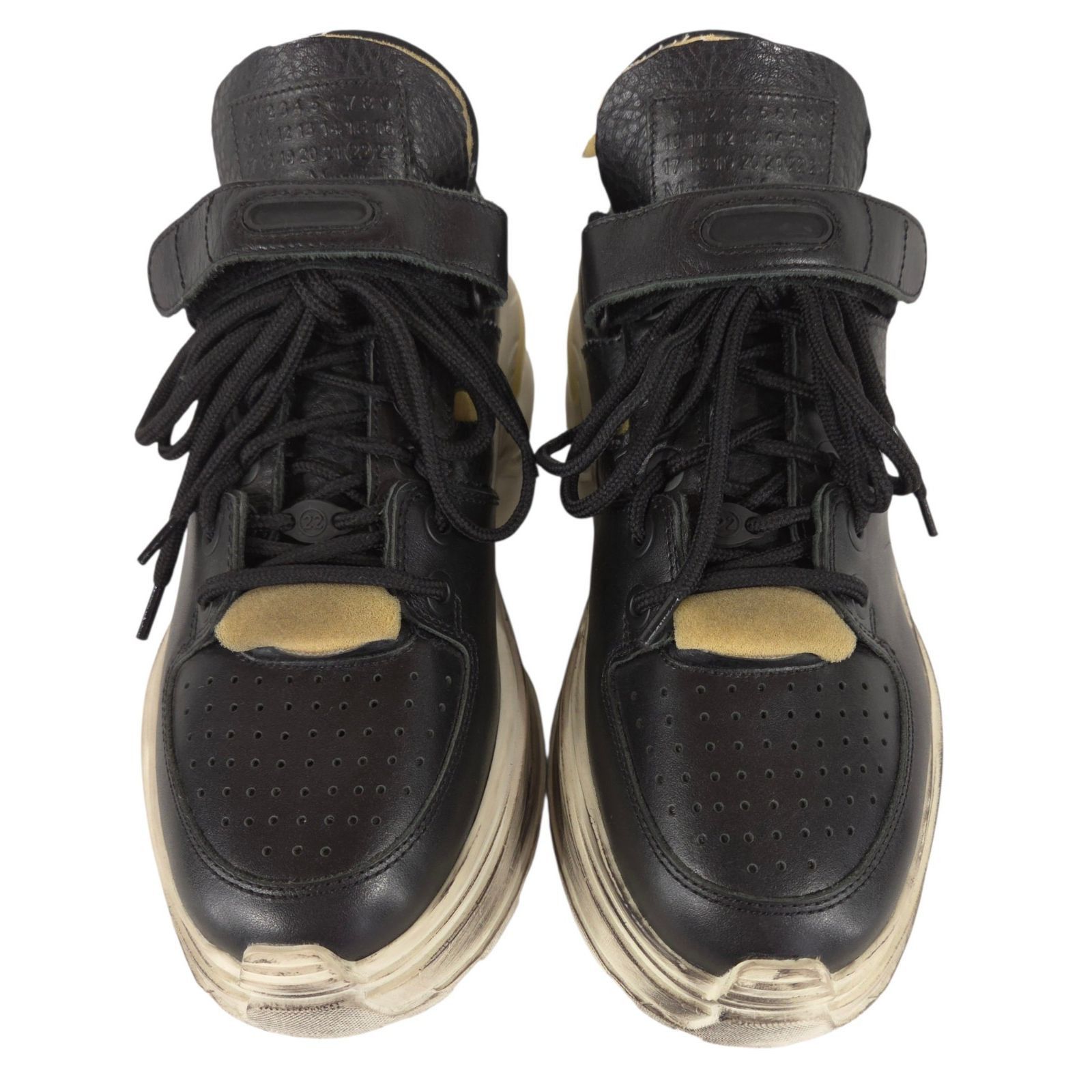 Maison Margiela Maison Margiela Retro Fit Sneakers US 10 EU 43 Mens Black W Size US 10 / EU 43 - 2 Thumbnail