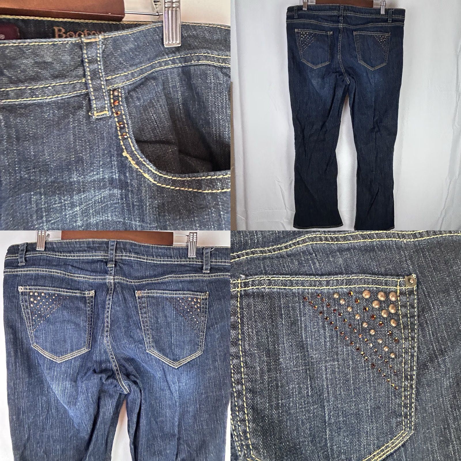 Jordache Jordache Jeans Women’s Size 18 Blue Bootcut 38x30.5 Size 40" / US 18 - 8 Thumbnail