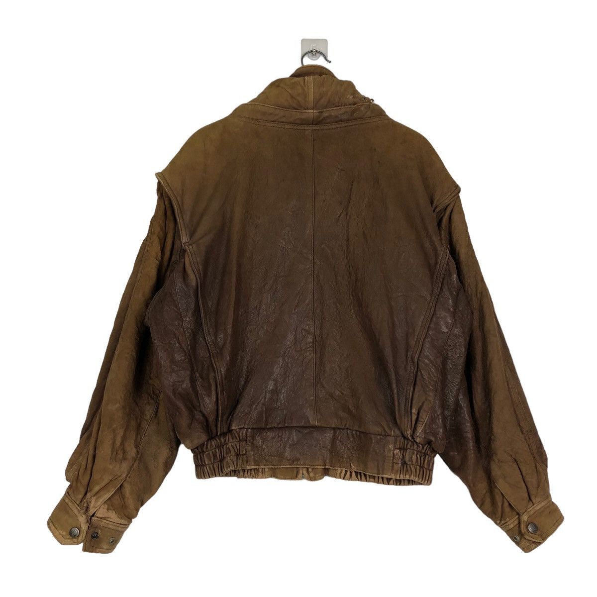 Japanese Brand 🔥Vintage 60’s Fly Genuine Leather Jacket Robert Comstock Size US M / EU 48-50 / 2 - 8 Thumbnail