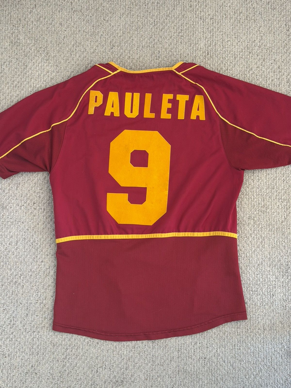 Nike Portugal 2004/05 Home Jersey - #9 PAULETA - Authentic Size US S / EU 44-46 / 1 - 3 Thumbnail