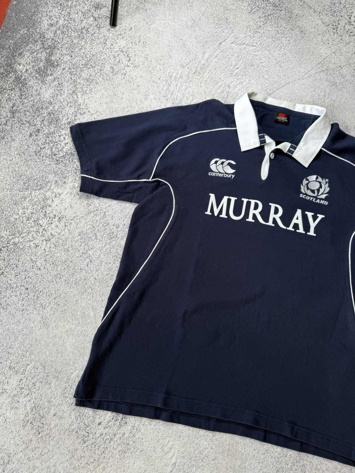 Rugby Ralph Lauren Scotland Rugby Shirt Men's Canterbury 2009 Home Jersey Size US XXL / EU 58 / 5 - 2 Thumbnail