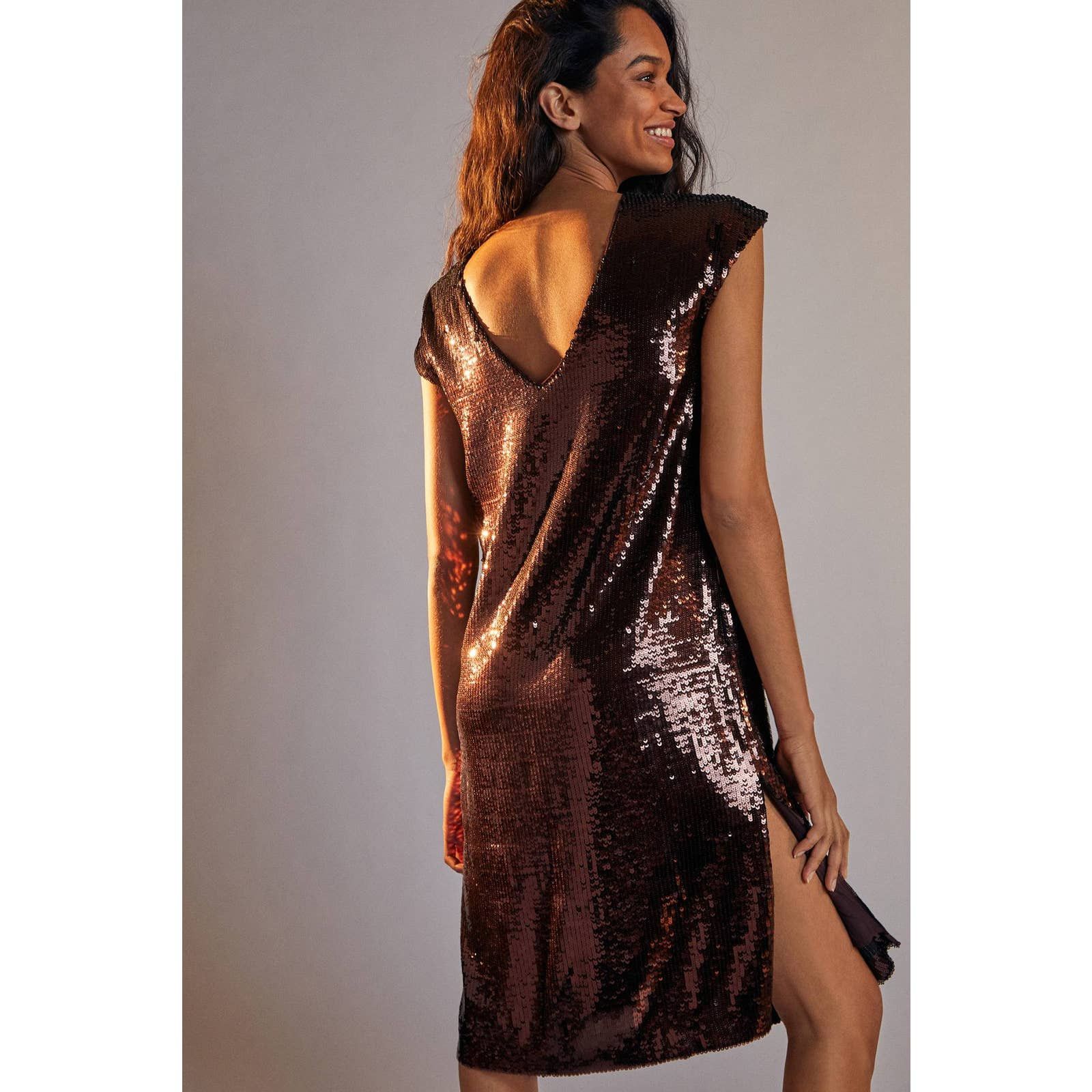 Anthropologie New Anthropologie Maeve Kara Sequined Mini Dress $168 XS Size XS / US 0-2 / IT 36-38 - 3 Thumbnail