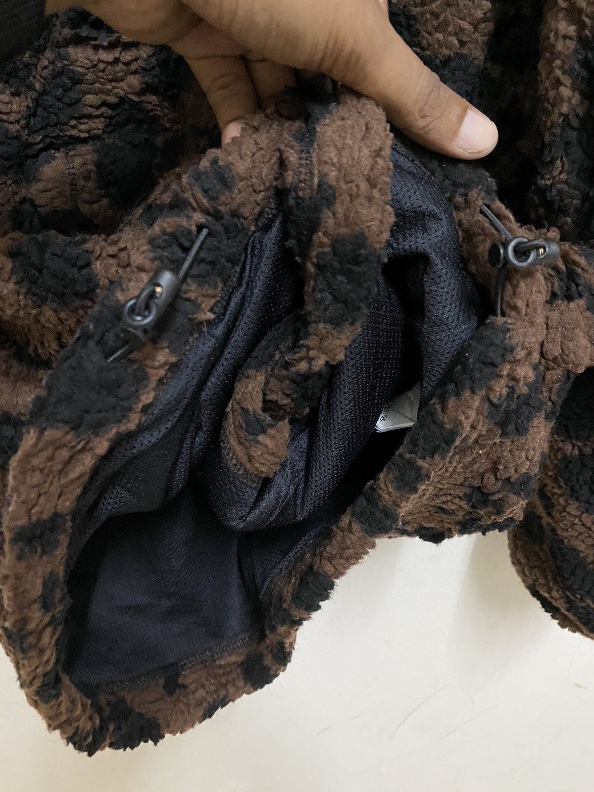 x girl leopard fleece hoody