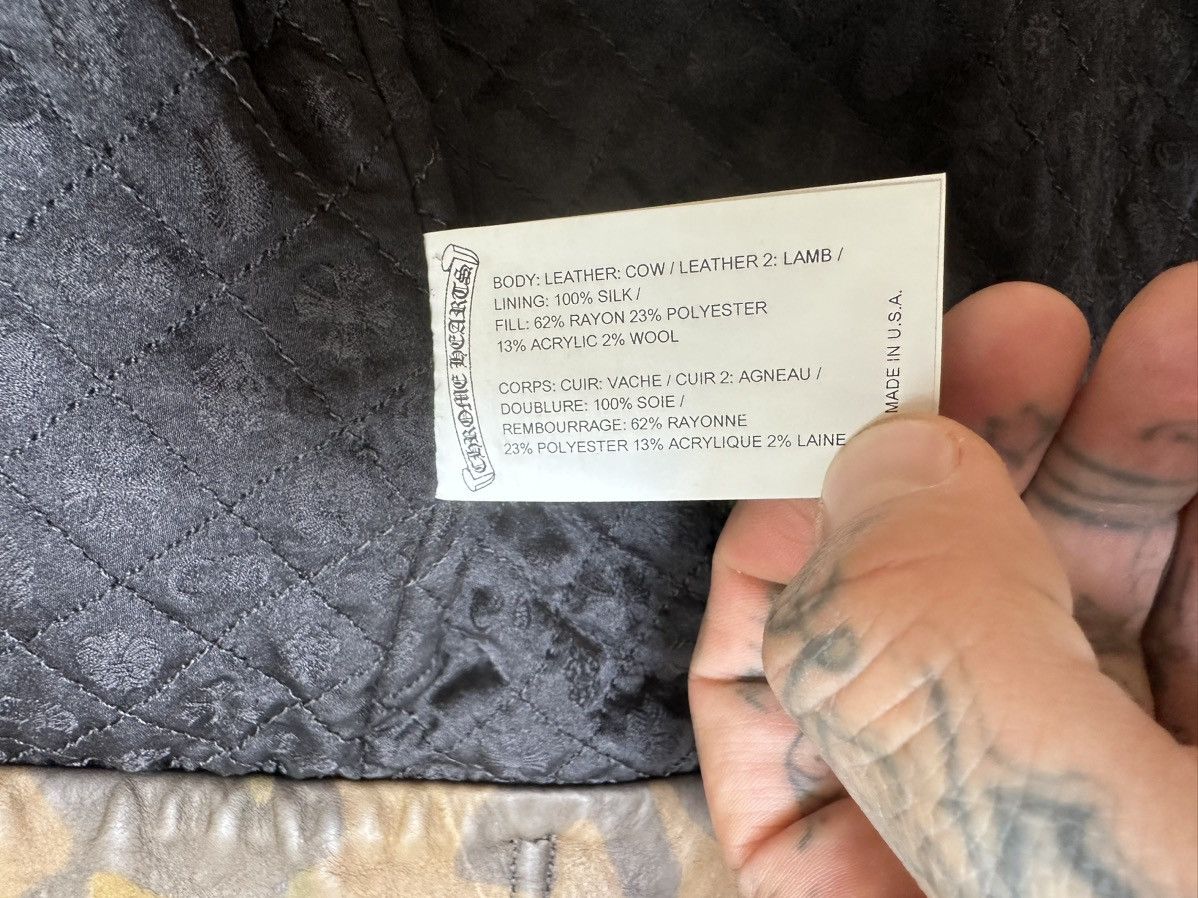 Chrome Hearts Chrome Hearts XXL 2XL CAMO CROSS PATCH LEATHER JACKET Size US XXL / EU 58 / 5 - 13 Thumbnail