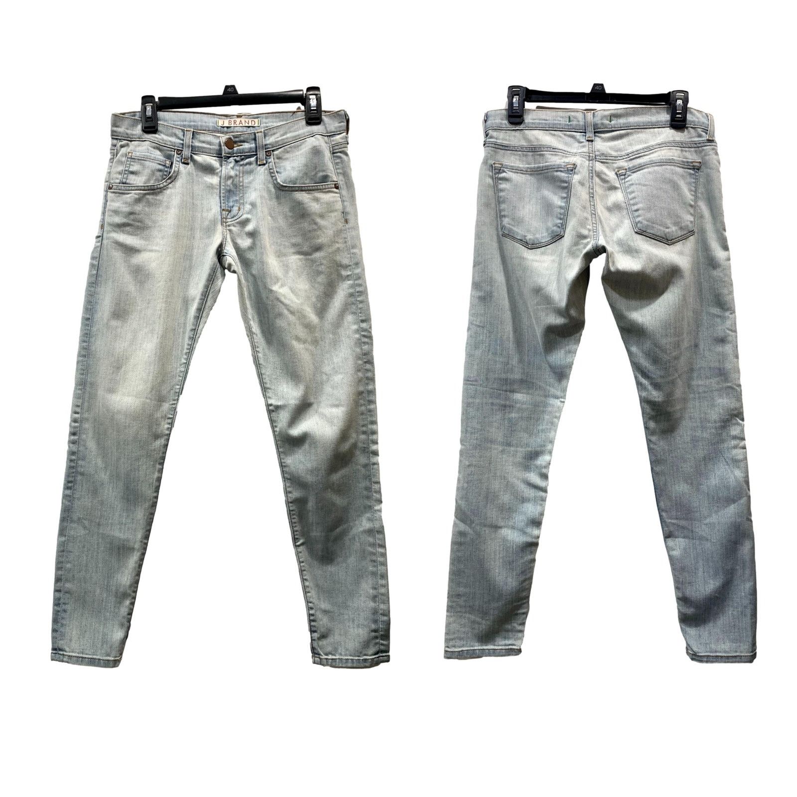 J Brand J Brand KRYS Ankle Cigarette Jeans | Very Light Blue | 26 Size 26" / US 2 / IT 38 - 10 Thumbnail
