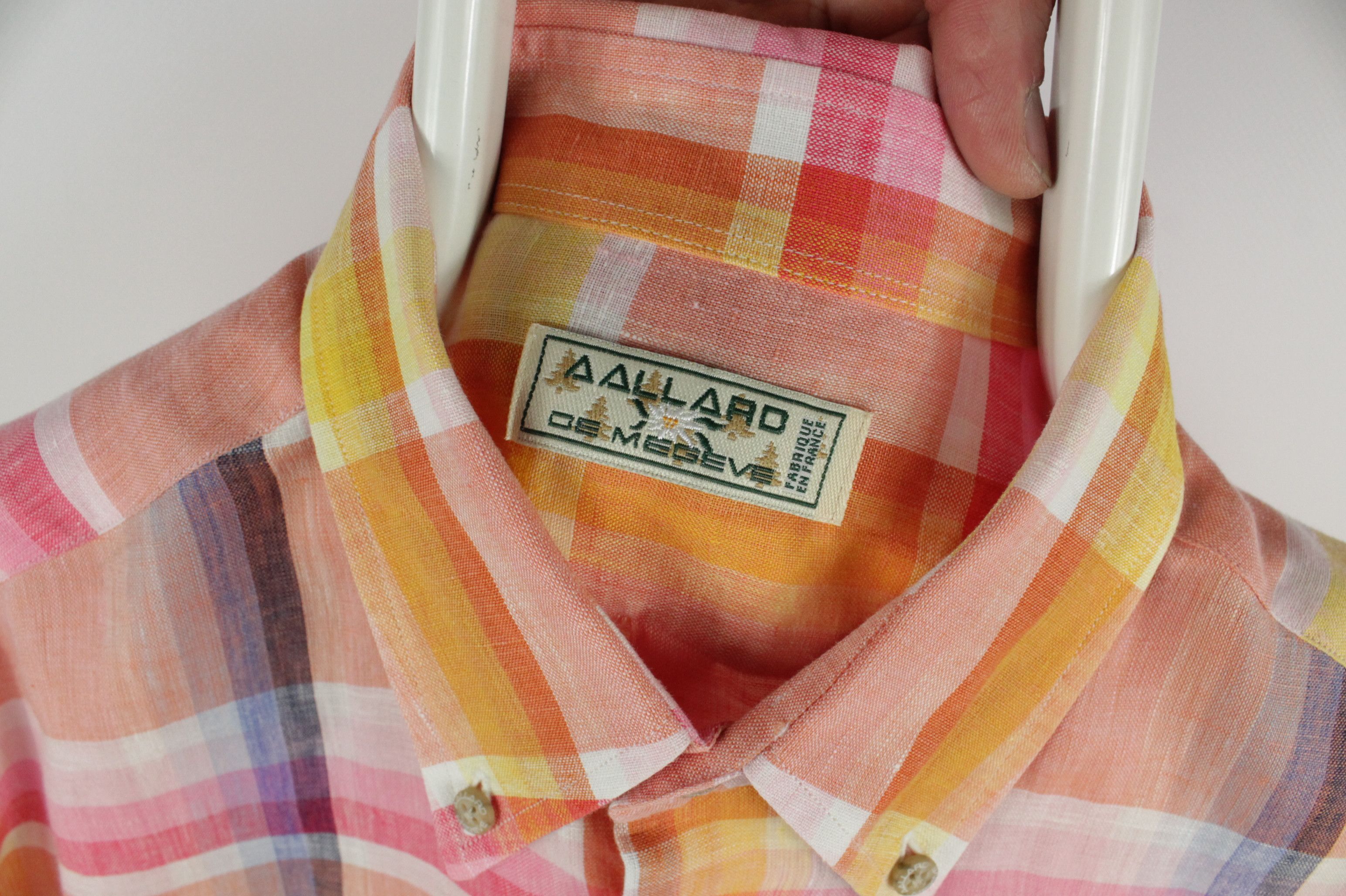 Other AAllard de Megeve Relax Fit Multicolor Linen Shirt Size US M / EU 48-50 / 2 - 3 Thumbnail