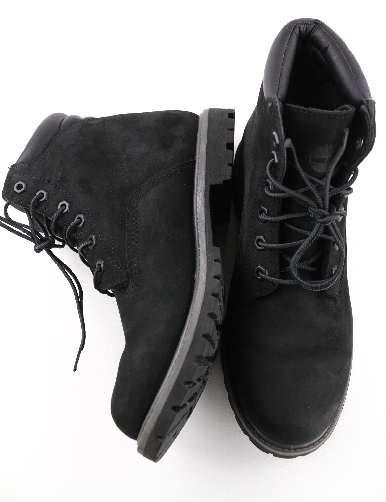 Timberland A17VM UK7 Black Leather Almond Ortholite 79872 Size US 9 / IT 39 - 5 Thumbnail
