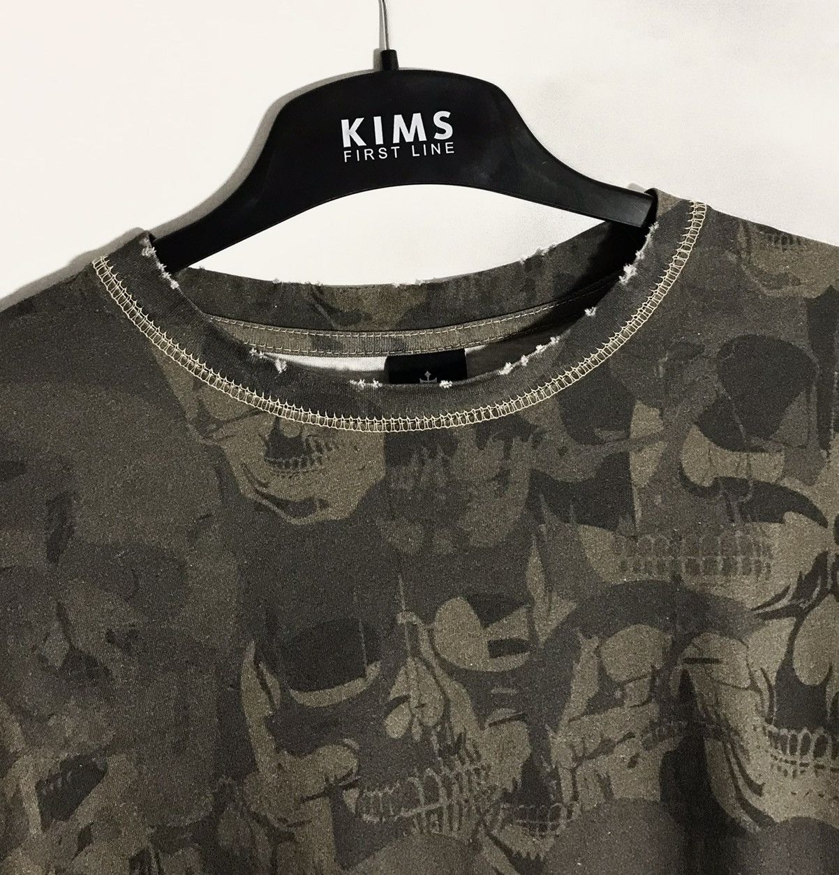 Drop Dead NWT Drop Dead Full Skull Print Distressed Long Sleeve AW23 Size US M / EU 48-50 / 2 - 3 Thumbnail
