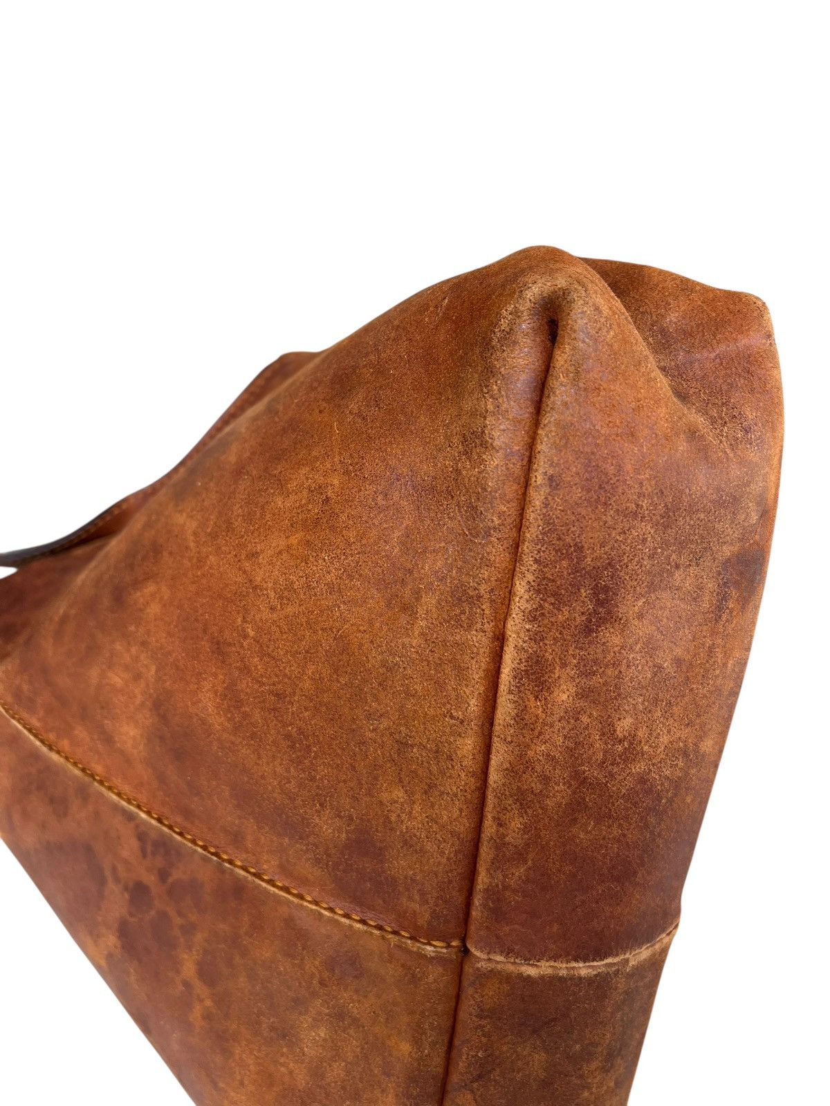 Leather Distressed Patina Leather Tote Bag GUATE Japan Size ONE SIZE - 14 Thumbnail