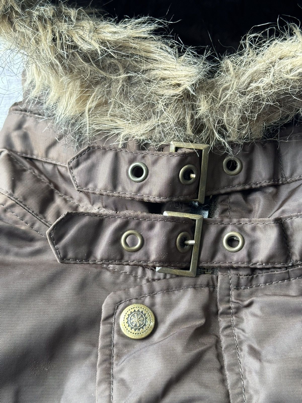 Japanese Brand Punk Vintage Jinnee Fur Raccoon Tactical Puffer Jacket Goa Size US L / EU 52-54 / 3 - 6 Thumbnail
