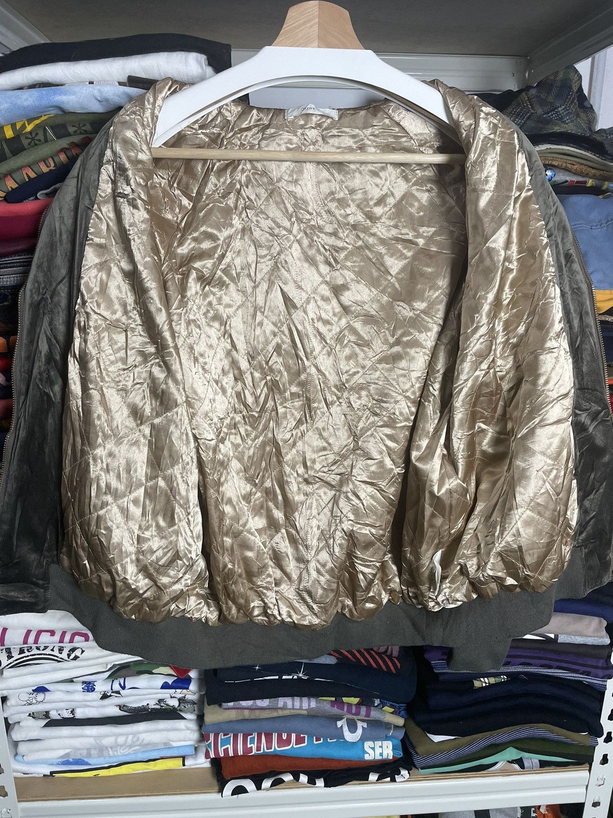 Ciaopanic × Japanese Brand Vintage Ciopanic Bomber Velvet Jacket Size US M / EU 48-50 / 2 - 12 Thumbnail