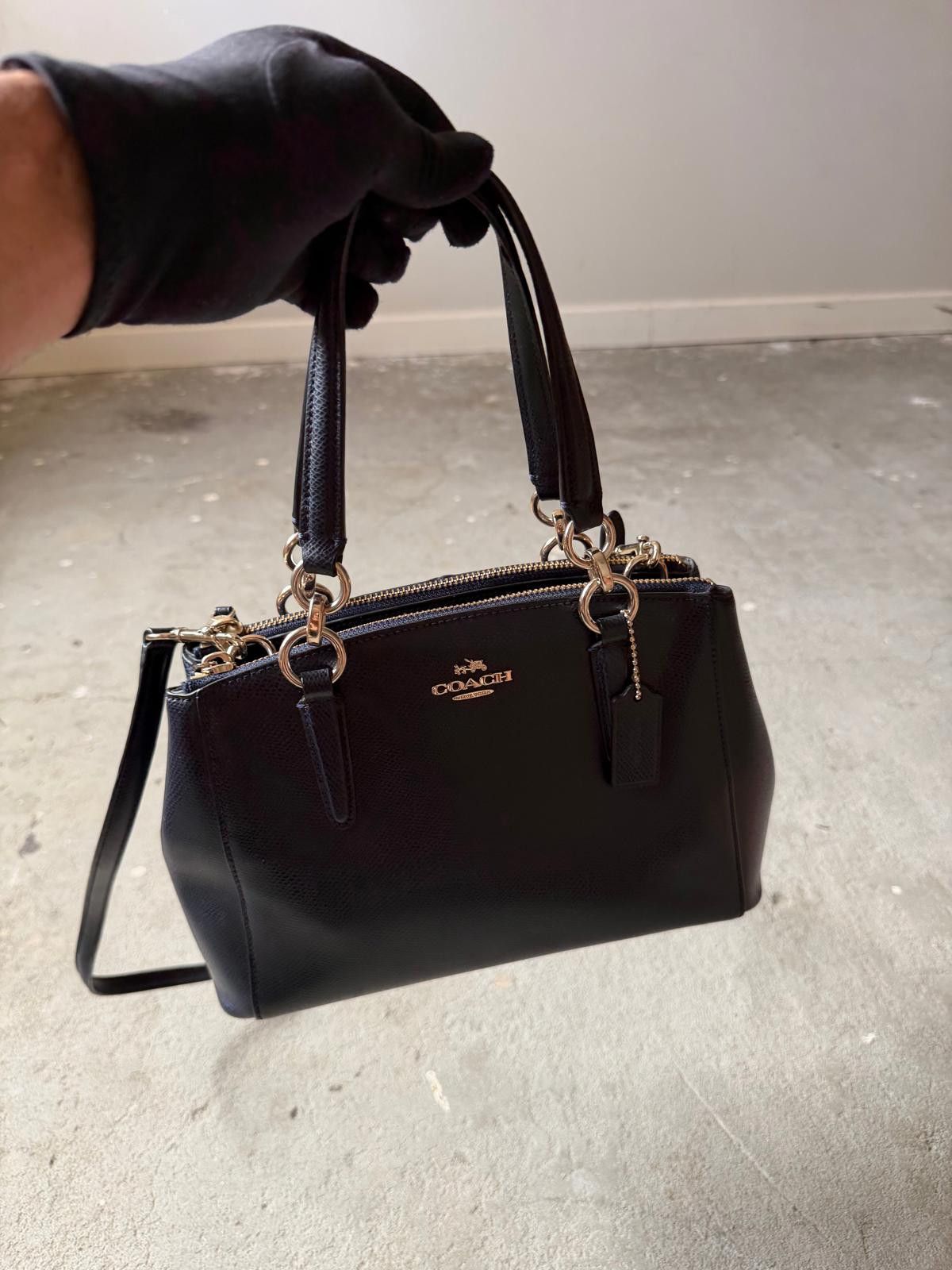 Coach Coach 2Way Mini Chirstie Carryall Shoulder Bag Navy Size ONE SIZE - 5 Thumbnail