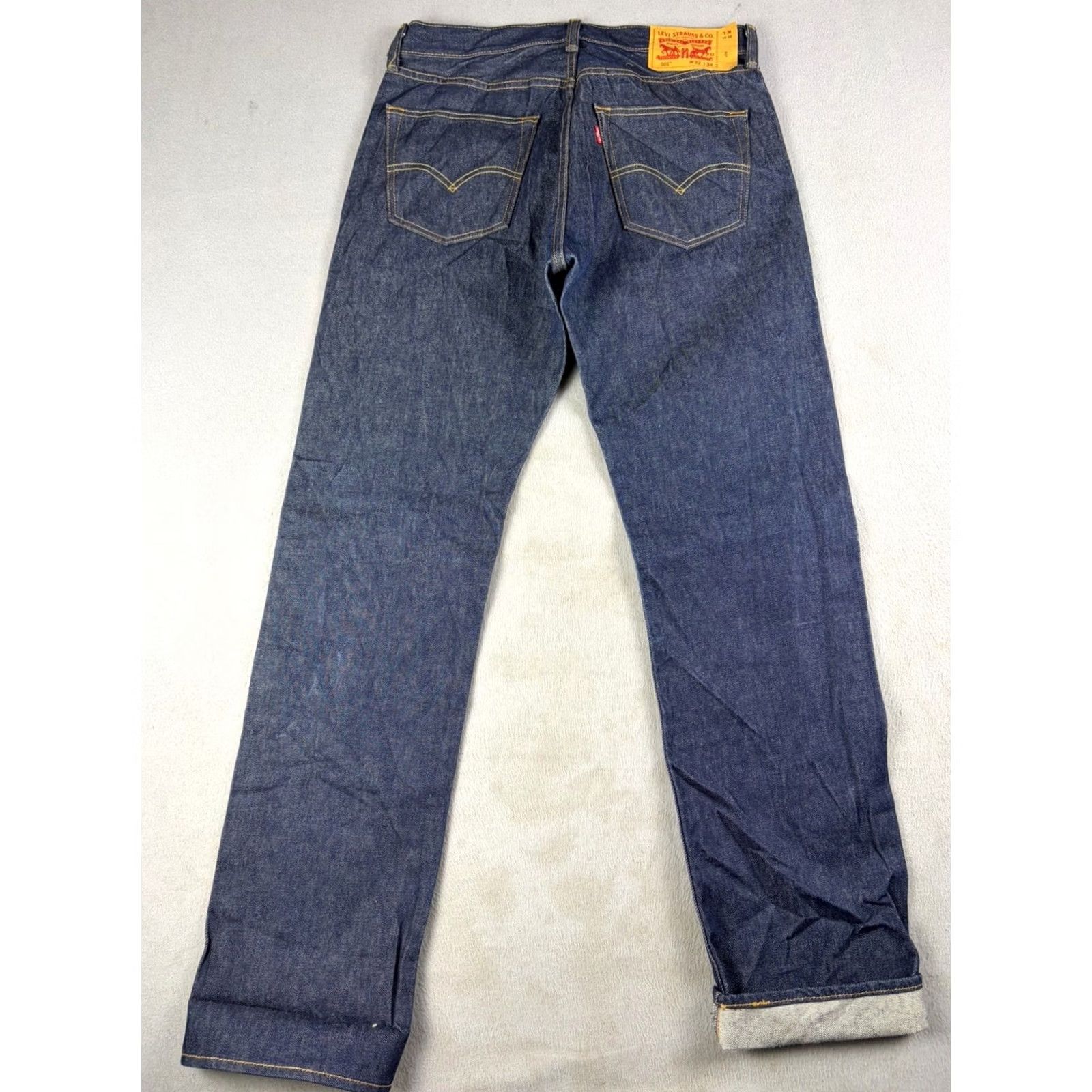 Levi's Levi’s 501xx Jeans Men’s 32x34 Blue Dark Wash Denim Straight Levi's 501 XX Regular Cotton Jeans Mens USA Size US 32 / EU 48 - 3 Thumbnail
