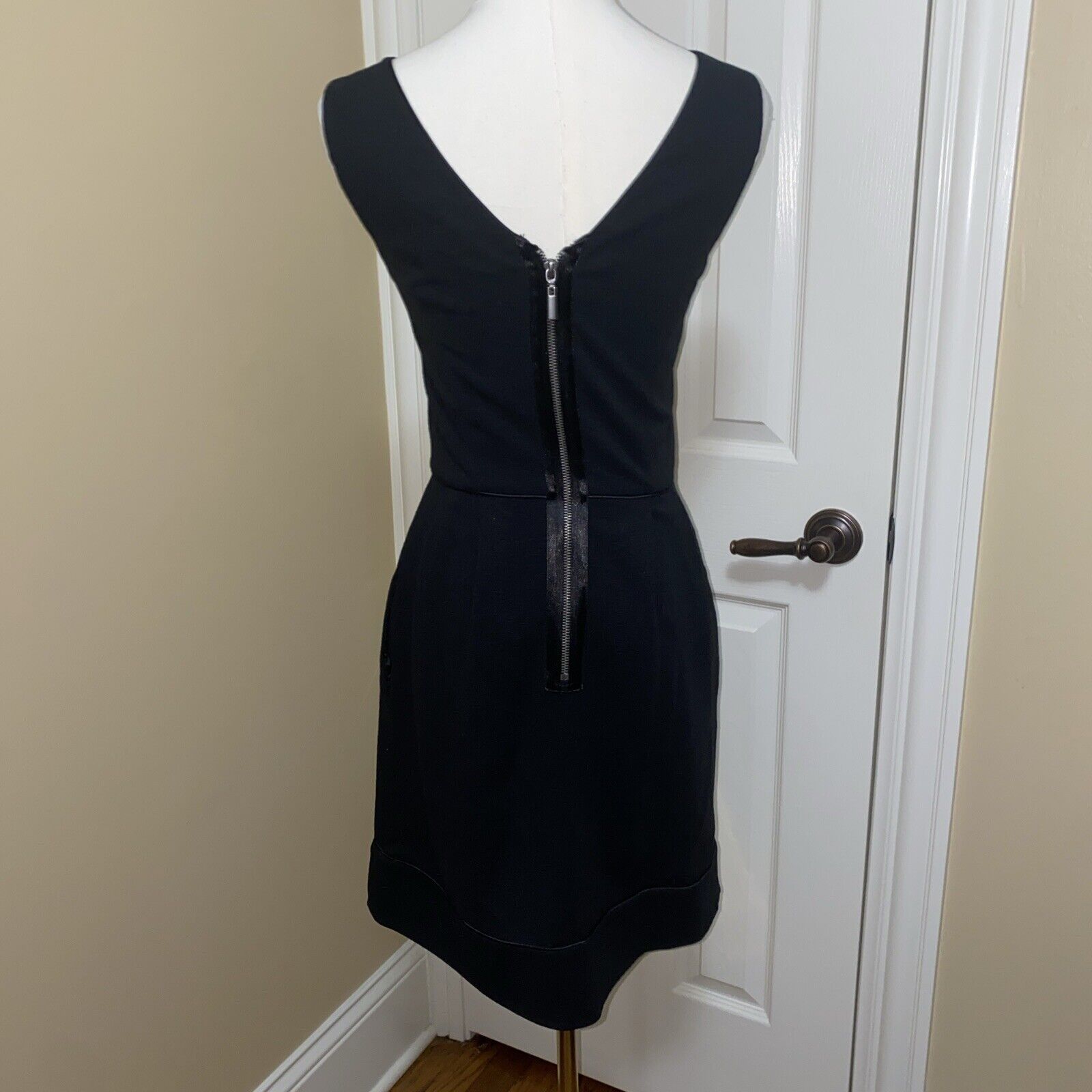 Diane von Furstenberg DIANE VON FURSTENBERG DVF WOMEN'S 2 BLACK DRESS Pockets Size XS / US 0-2 / IT 36-38 - 6 Thumbnail