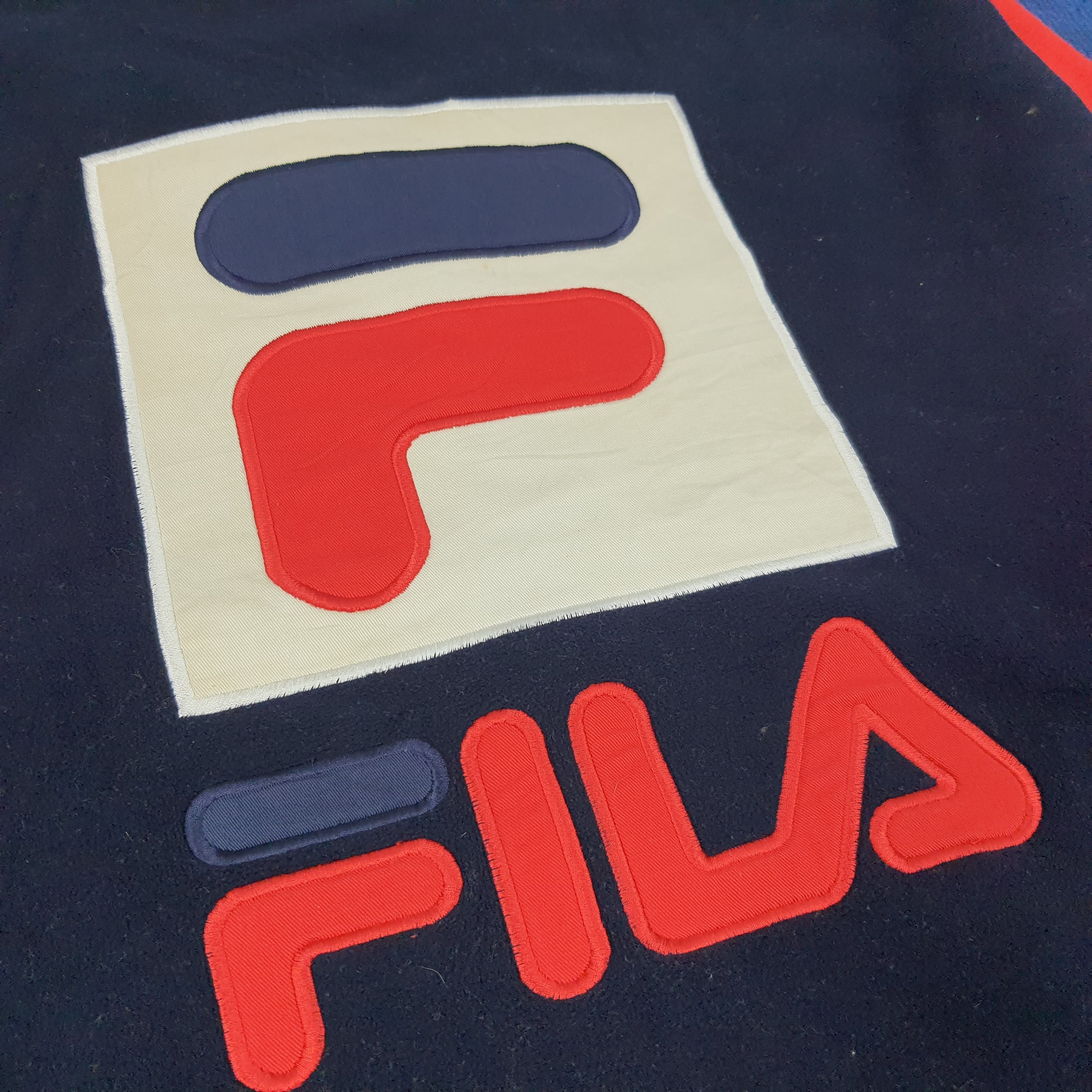 Fila × Vintage Vintage FILA Colour Block Zipper Sweatshirts Size US XL / EU 56 / 4 - 3 Thumbnail