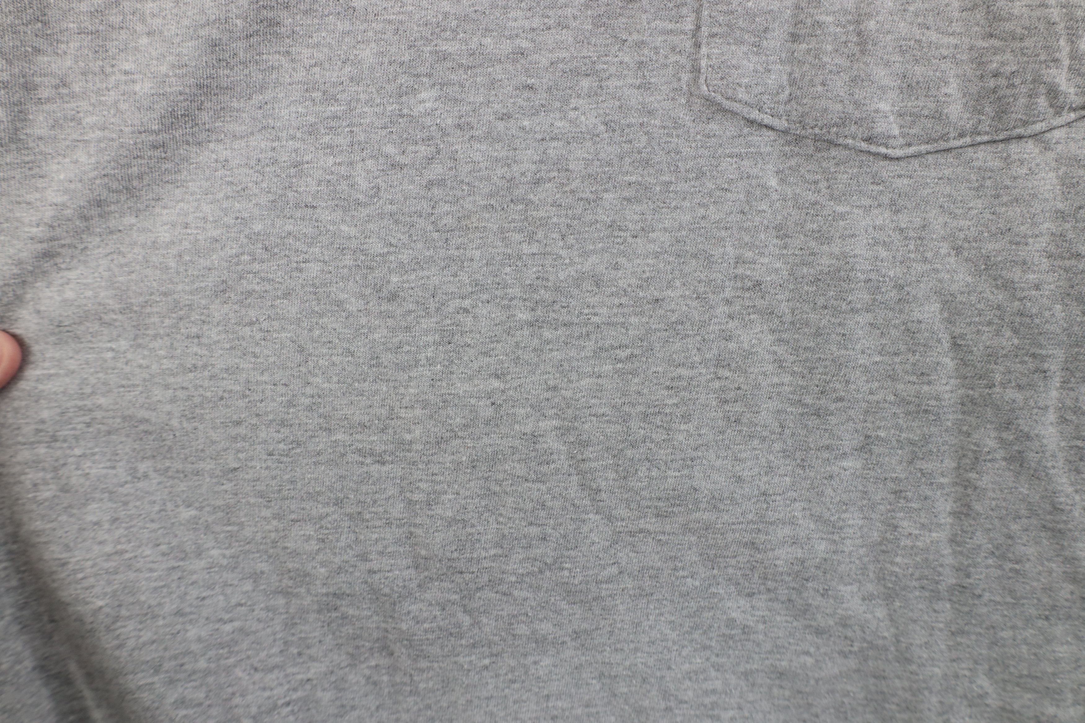 Ralph Lauren × Vintage Vintage 90s Chaps Ralph Lauren USA Flag Pocket T-Shirt Gray Size US XL / EU 56 / 4 - 7 Thumbnail