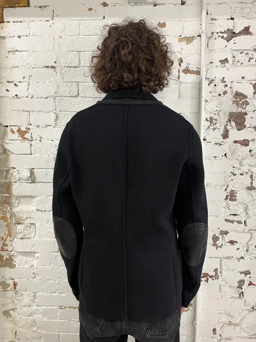 Prada AW2012 Prada Navy Wool Hybrid Buttoned Cardigan Jacket Size 44R - 3 Thumbnail